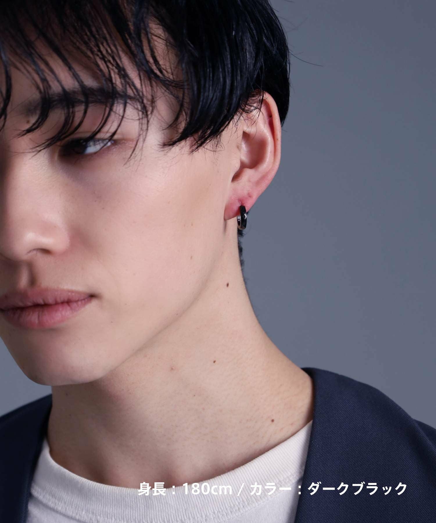 限定展開】“THE EDGE”カッティングフープピアス/サージカルステンレス