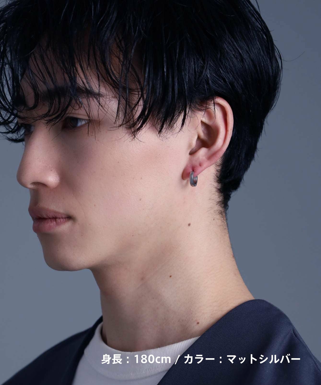限定展開】“THE EDGE”カッティングフープピアス/サージカルステンレス