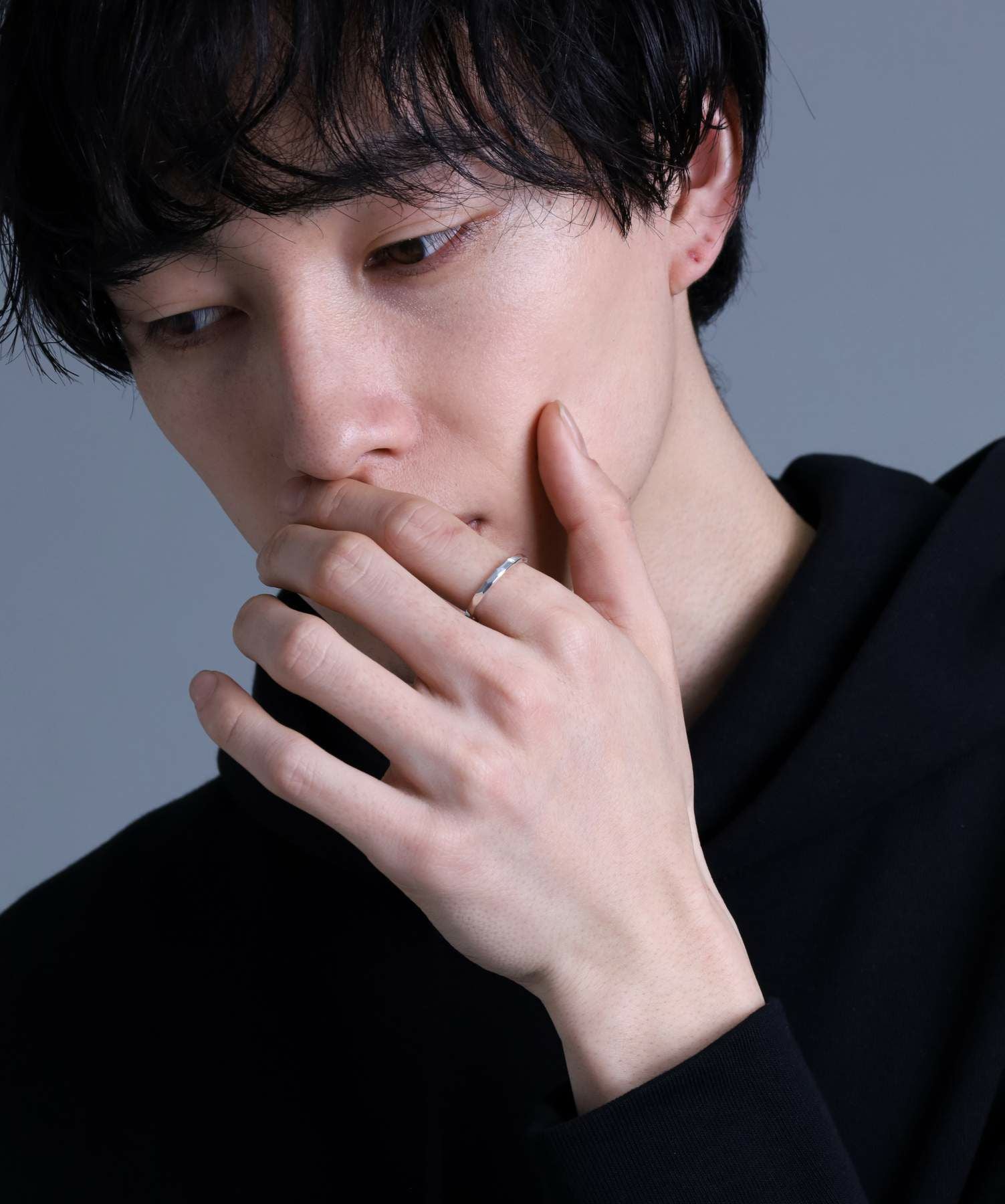 Petite Modern”槌目プチリング/シルバー925 | LION HEART STORE