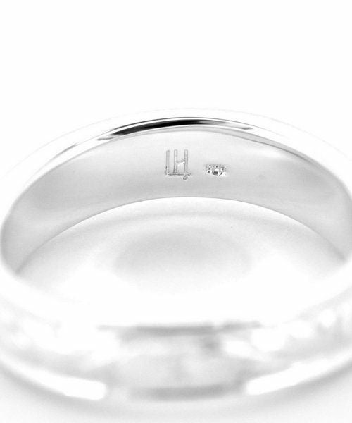 ミディアムプルメリアウェーブリング/シルバー925