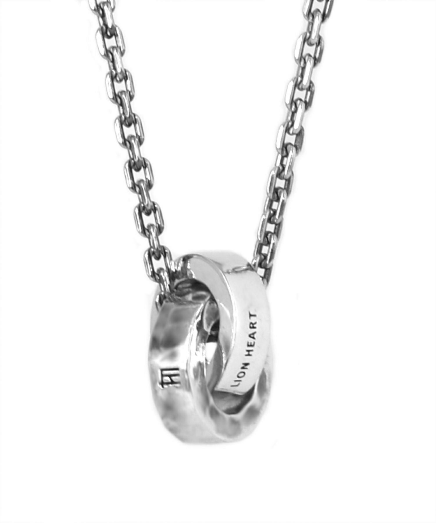 for Gift”槌目ダブルリングネックレス/シルバー925 | LION HEART STORE