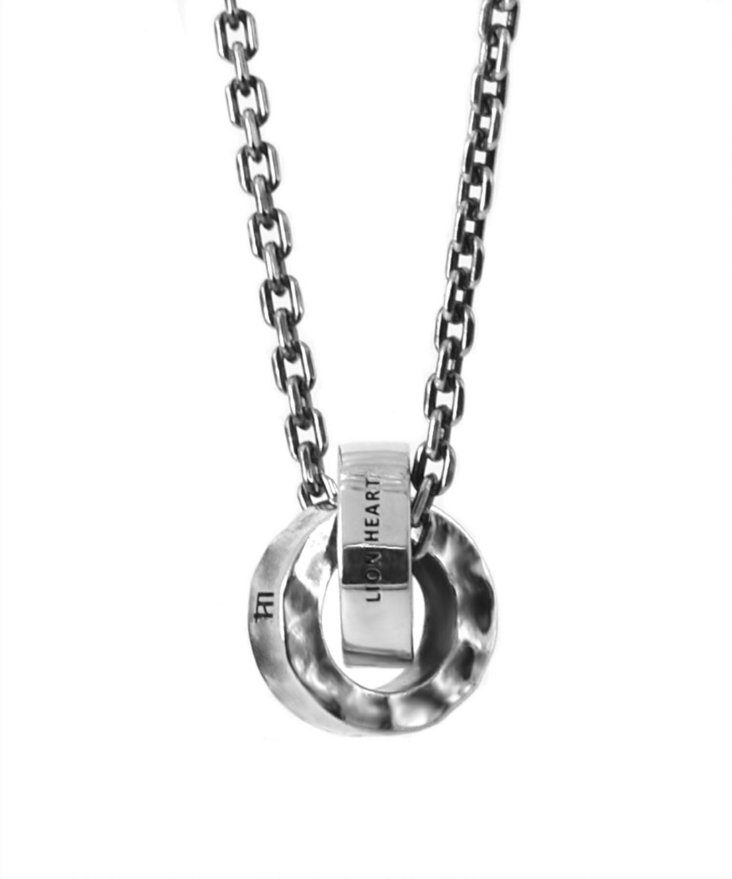 for Gift”槌目ダブルリングネックレス/シルバー925 | LION HEART STORE