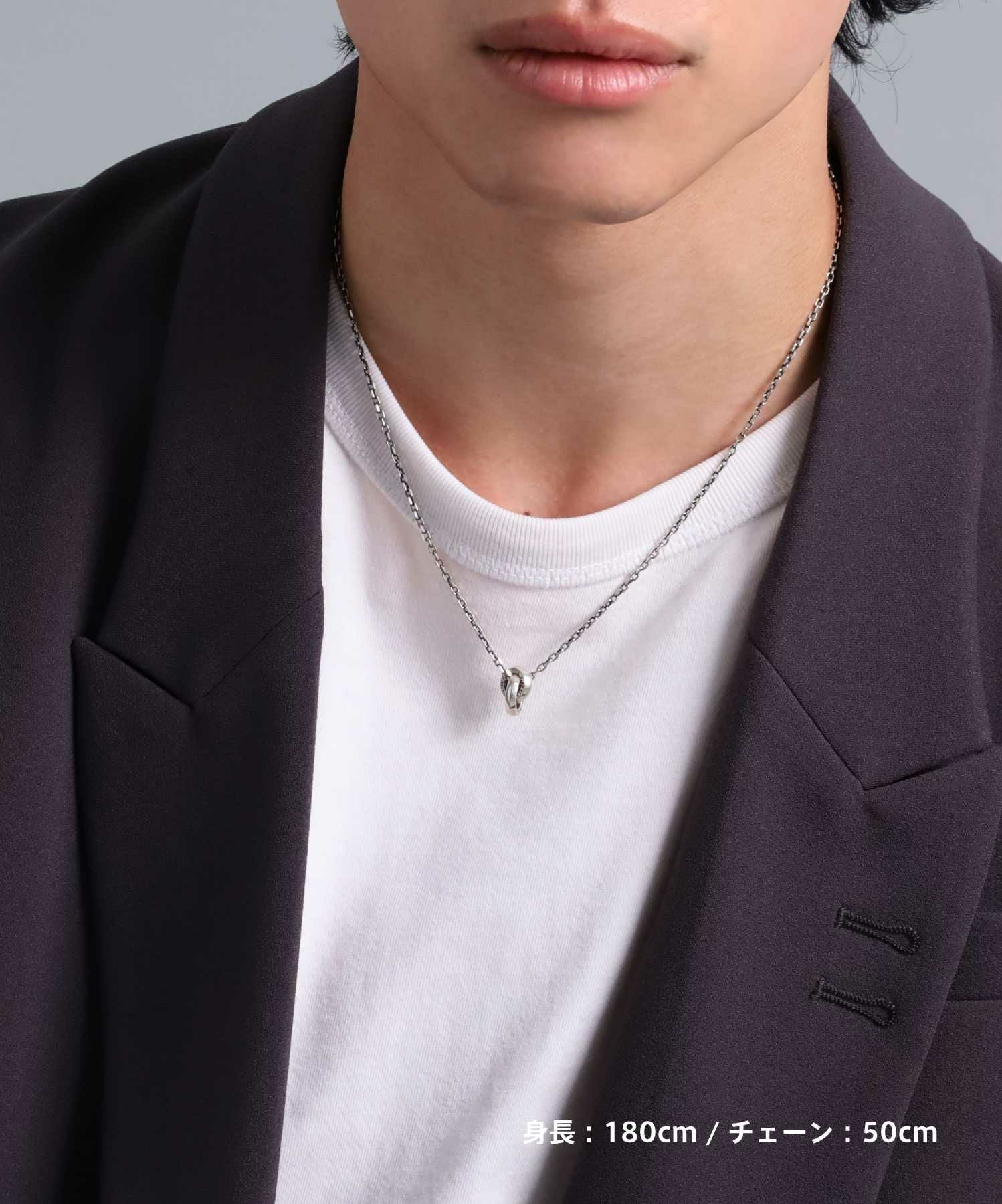 for Gift”フェザーダブルリングネックレス/シルバー925 | LION HEART