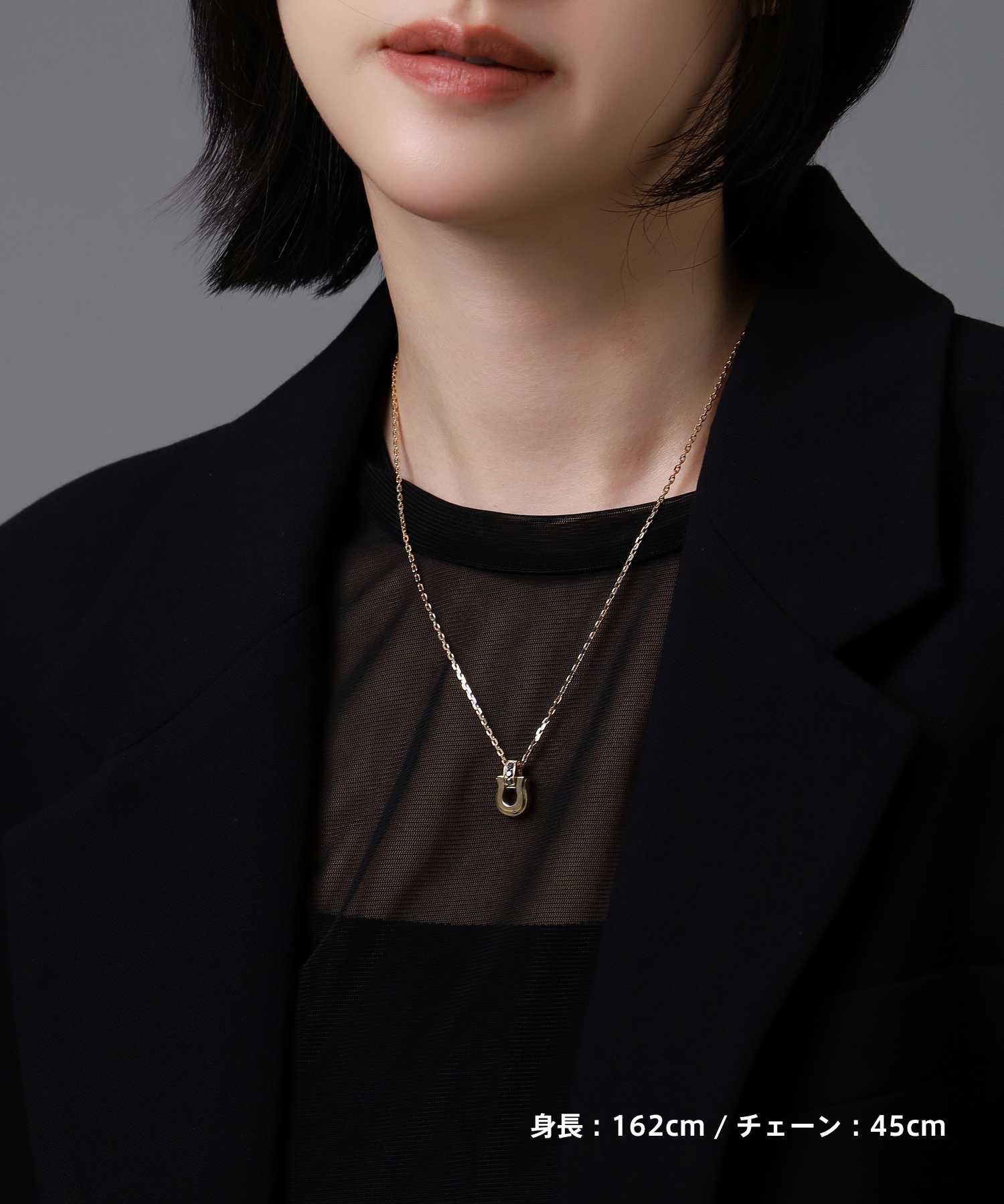 LUCK”ホースシューネックレス/K10ゴールド【LION HEART / ライオン