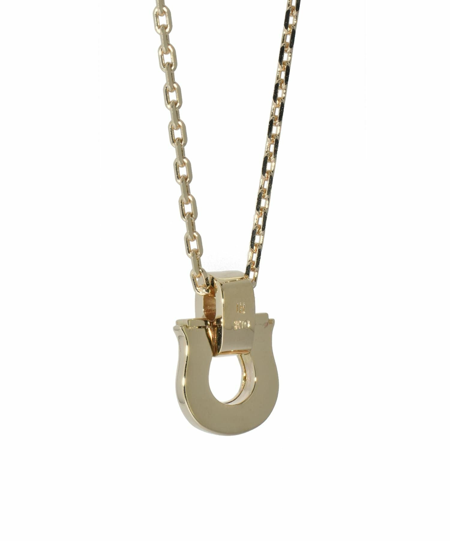 ラックホースシューネックレス/K10ゴールド