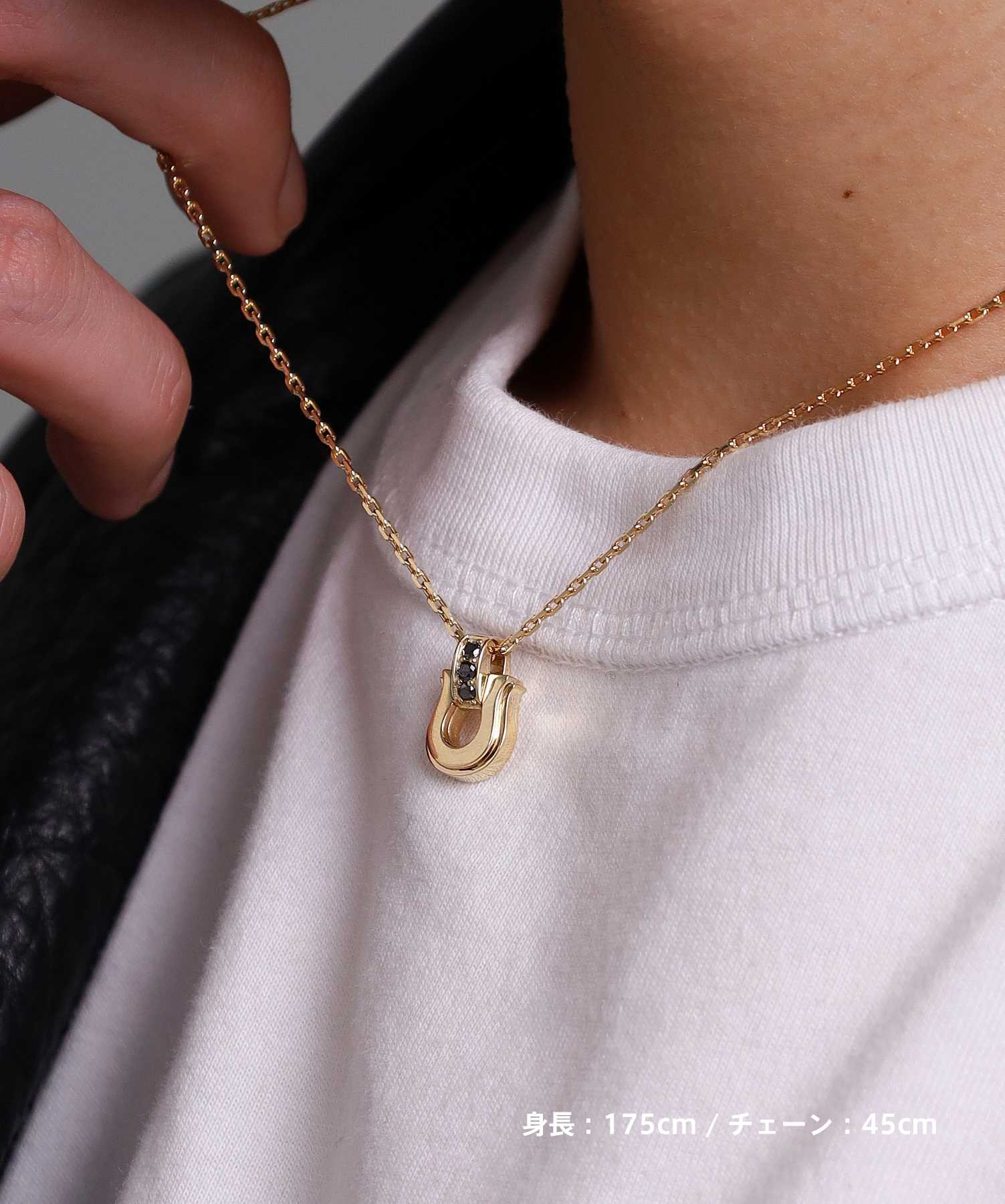 LUCK”ホースシューネックレス/K10ゴールド【LION HEART / ライオン