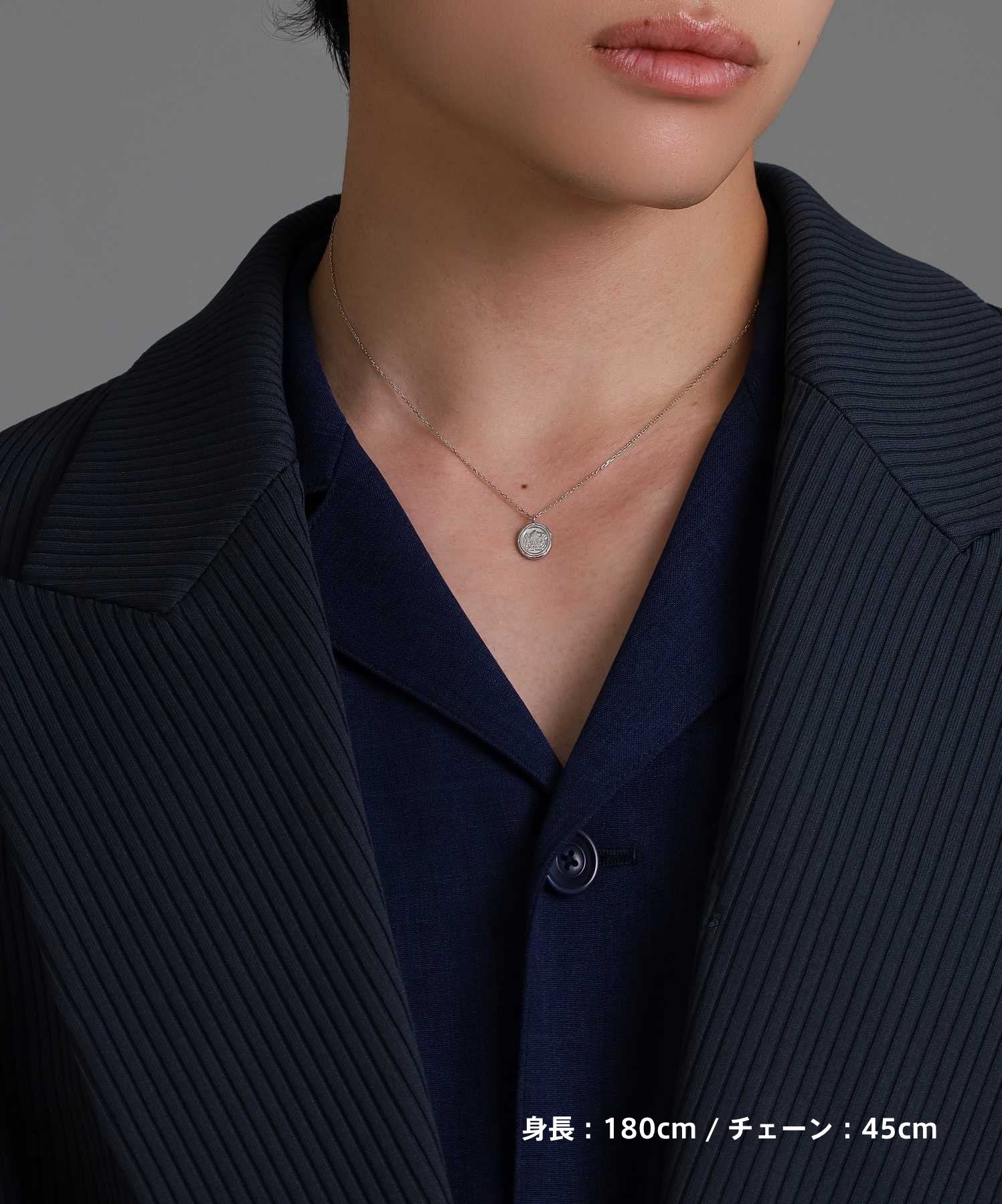 イギリス国章コインプチネックレス/プラチナ900＆850 | LION HEART