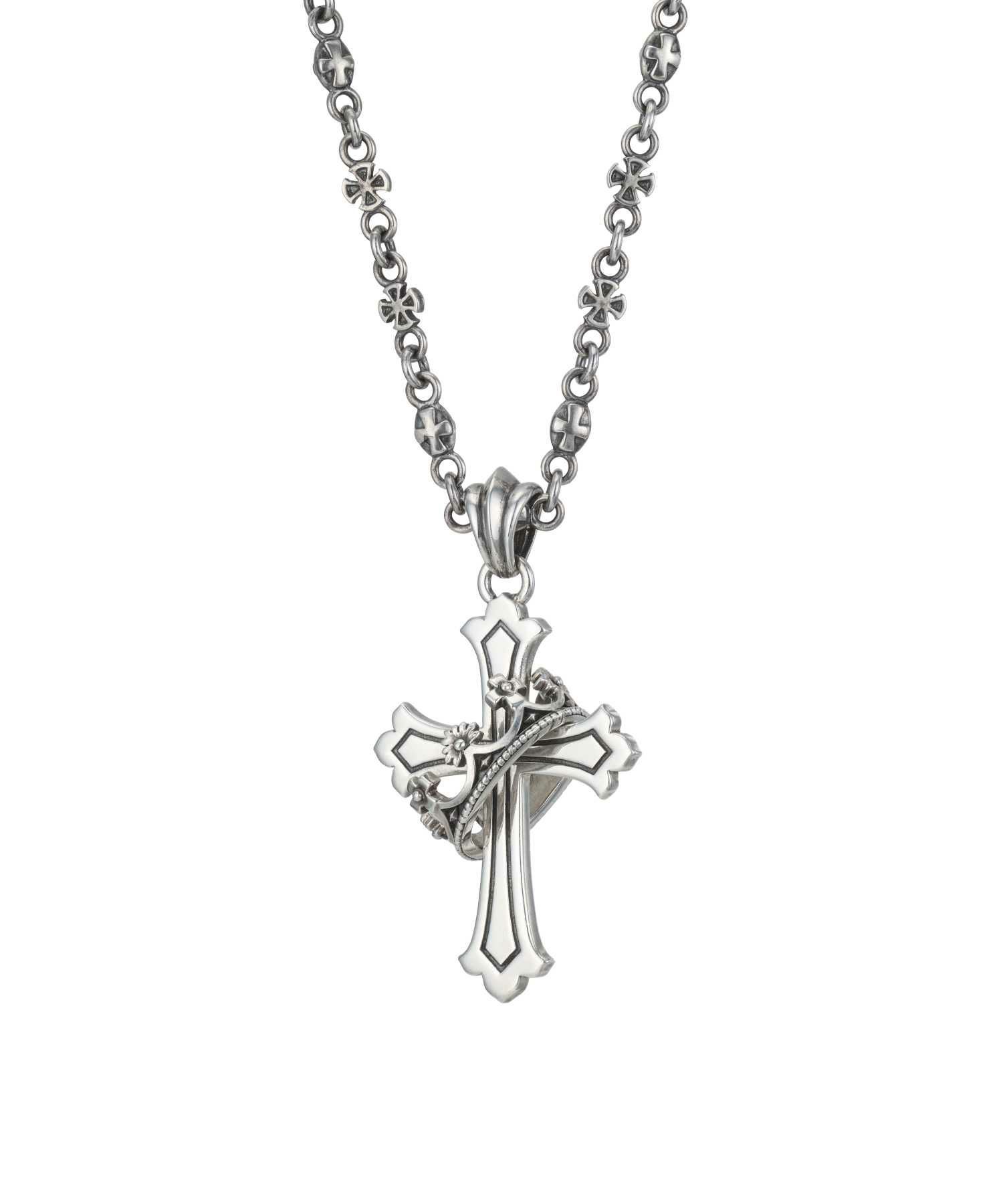 HOWL”ハウリングクロスネックレス（M SIZE）/シルバー925 | LION HEART