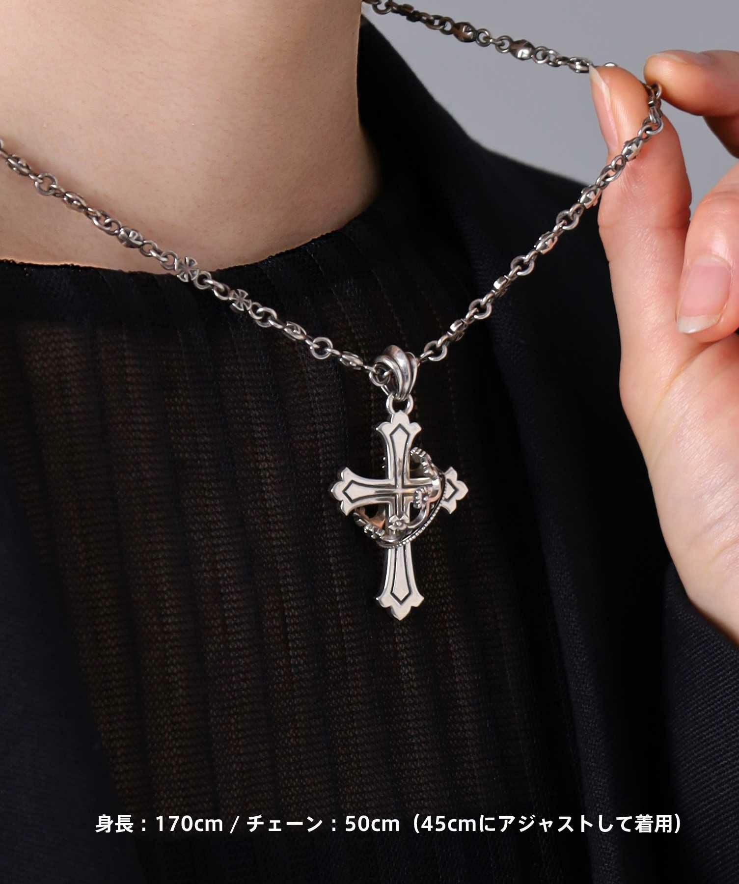 HOWL”ハウリングクロスネックレス（M SIZE）/シルバー925 | LION HEART