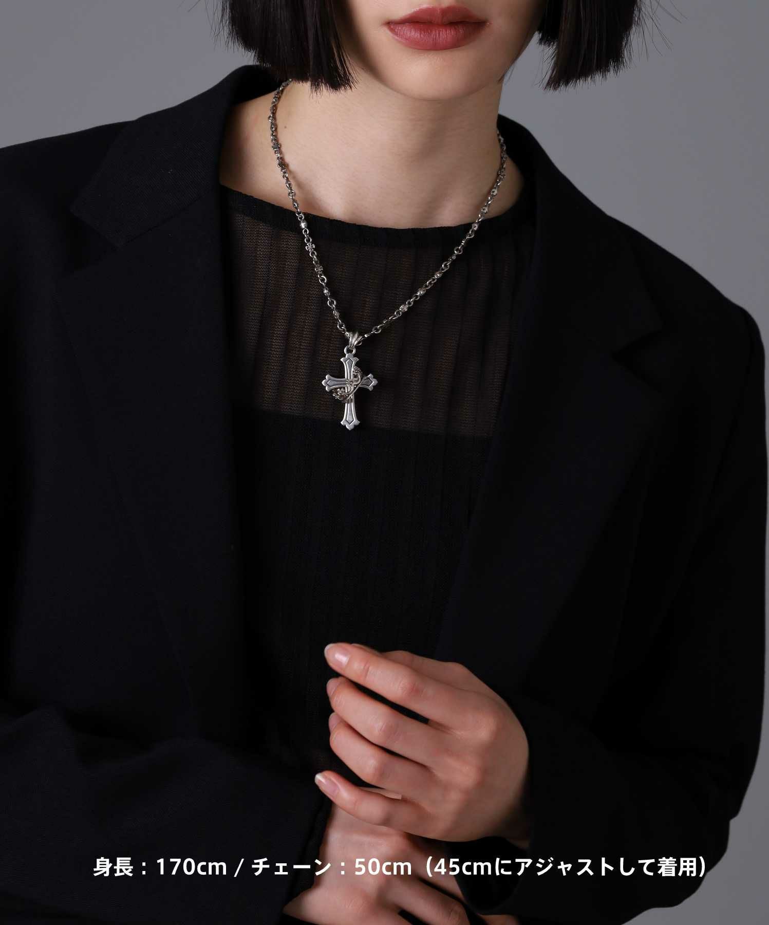 HOWL”ハウリングクロスネックレス（M SIZE）/シルバー925 | LION HEART