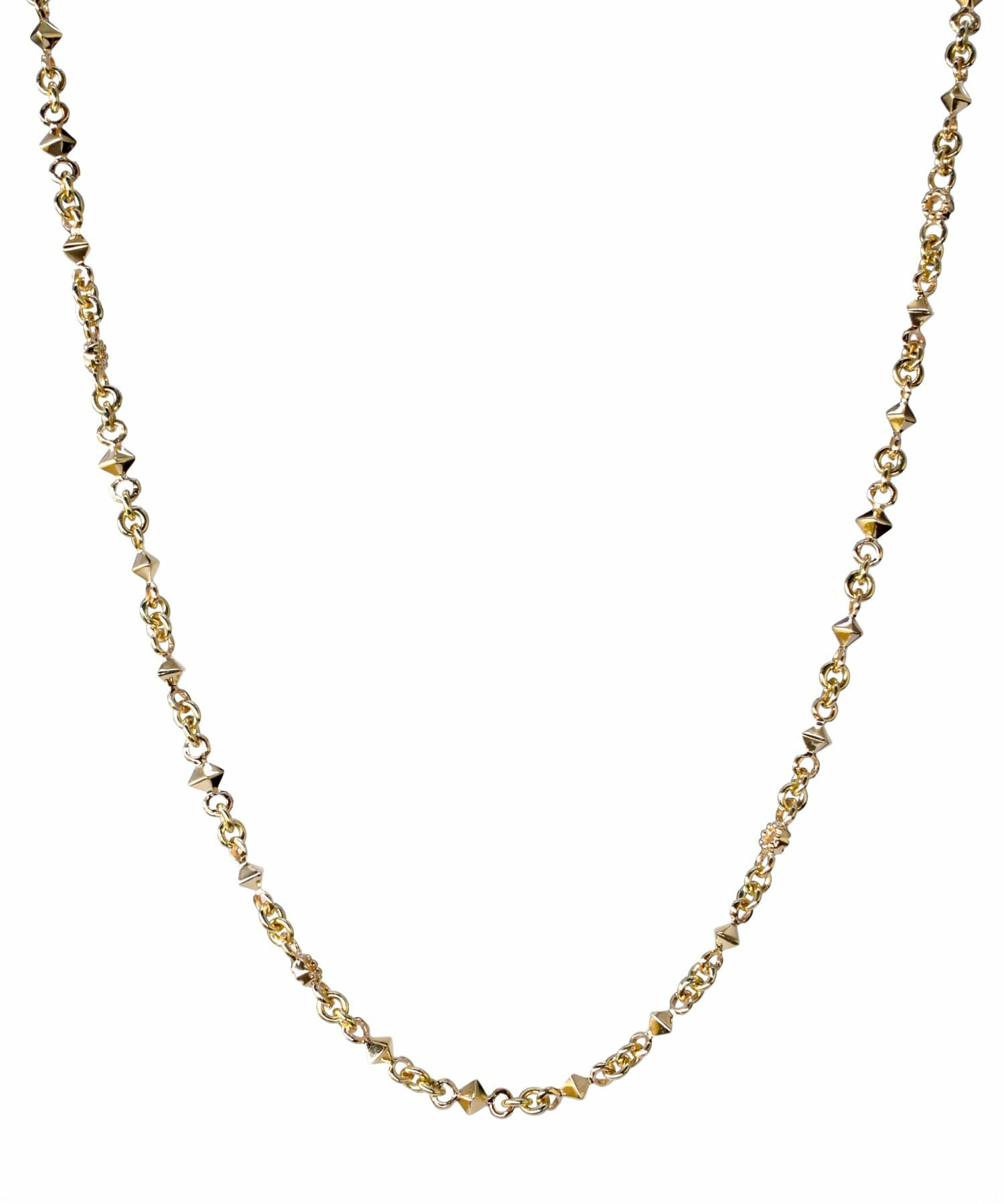 Petite Modern”ピラミッドデザインチェーン/K10ゴールド | LION HEART