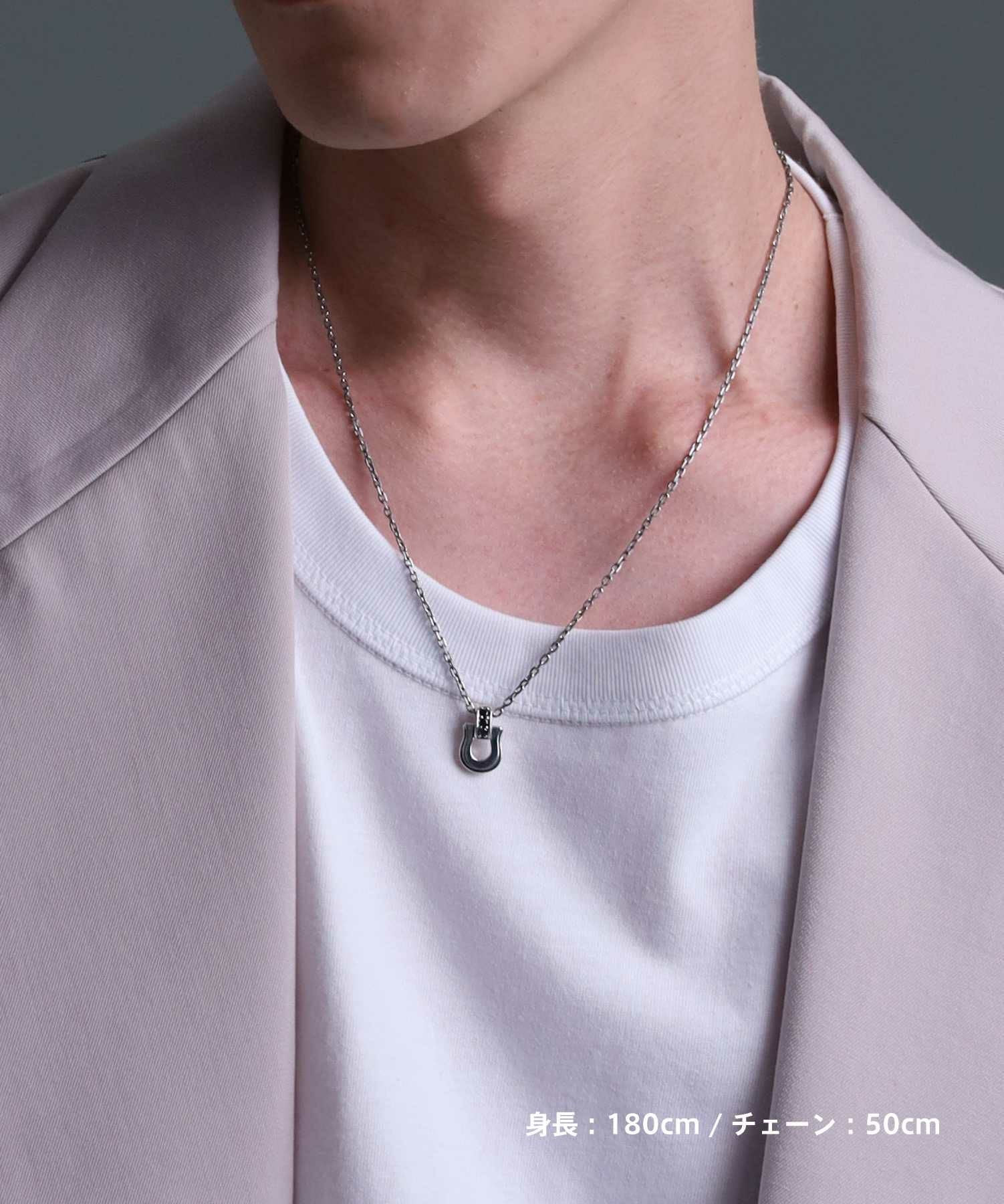 LUCK”ラージホースシューネックレス/シルバー925 | LION HEART STORE