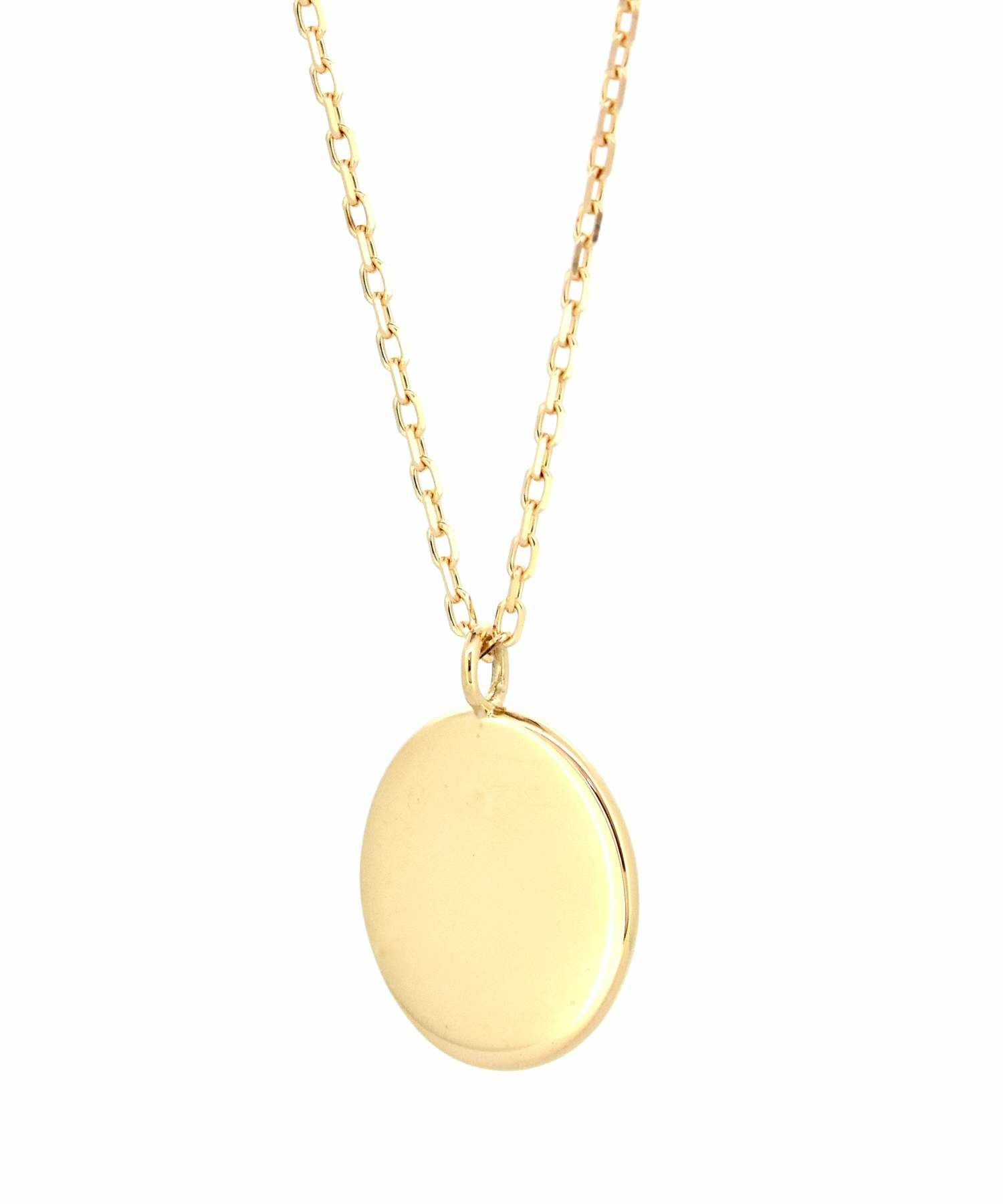 イギリス国章コインプチネックレス/K10ゴールド（イエローゴールド・ホワイトゴールド）