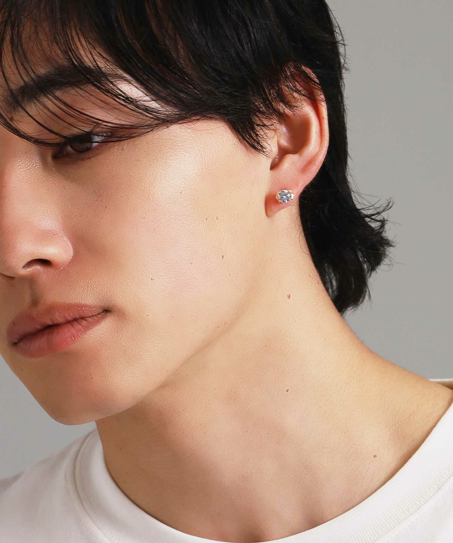 BASIC”ブリリアントカットピアス/K10ゴールド | LION HEART STORE