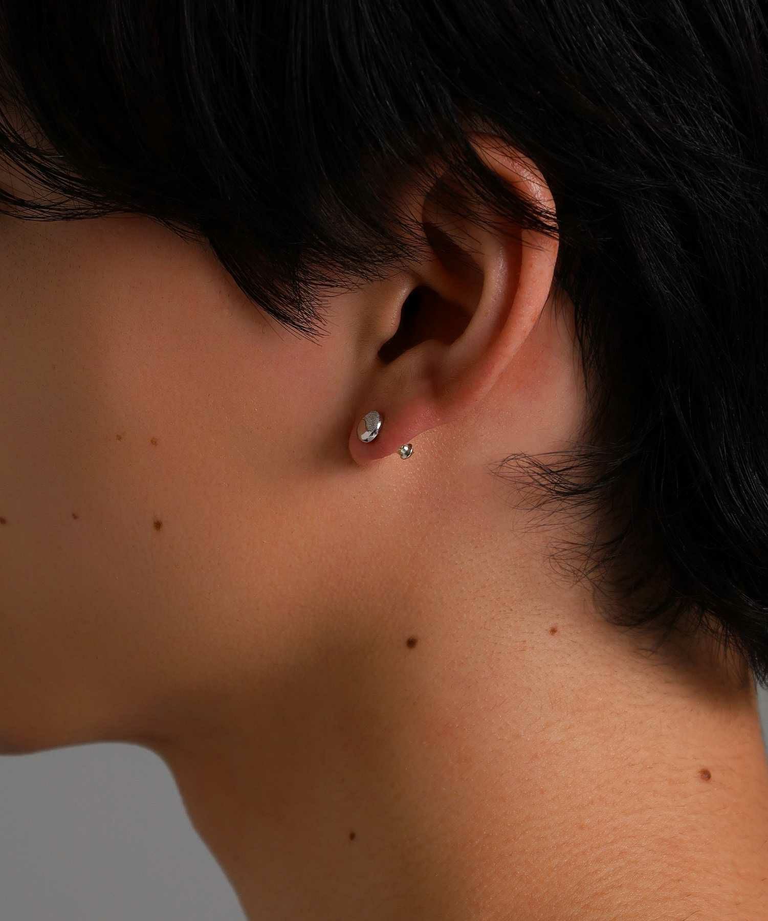 サンドスタッドピアス/シルバー925