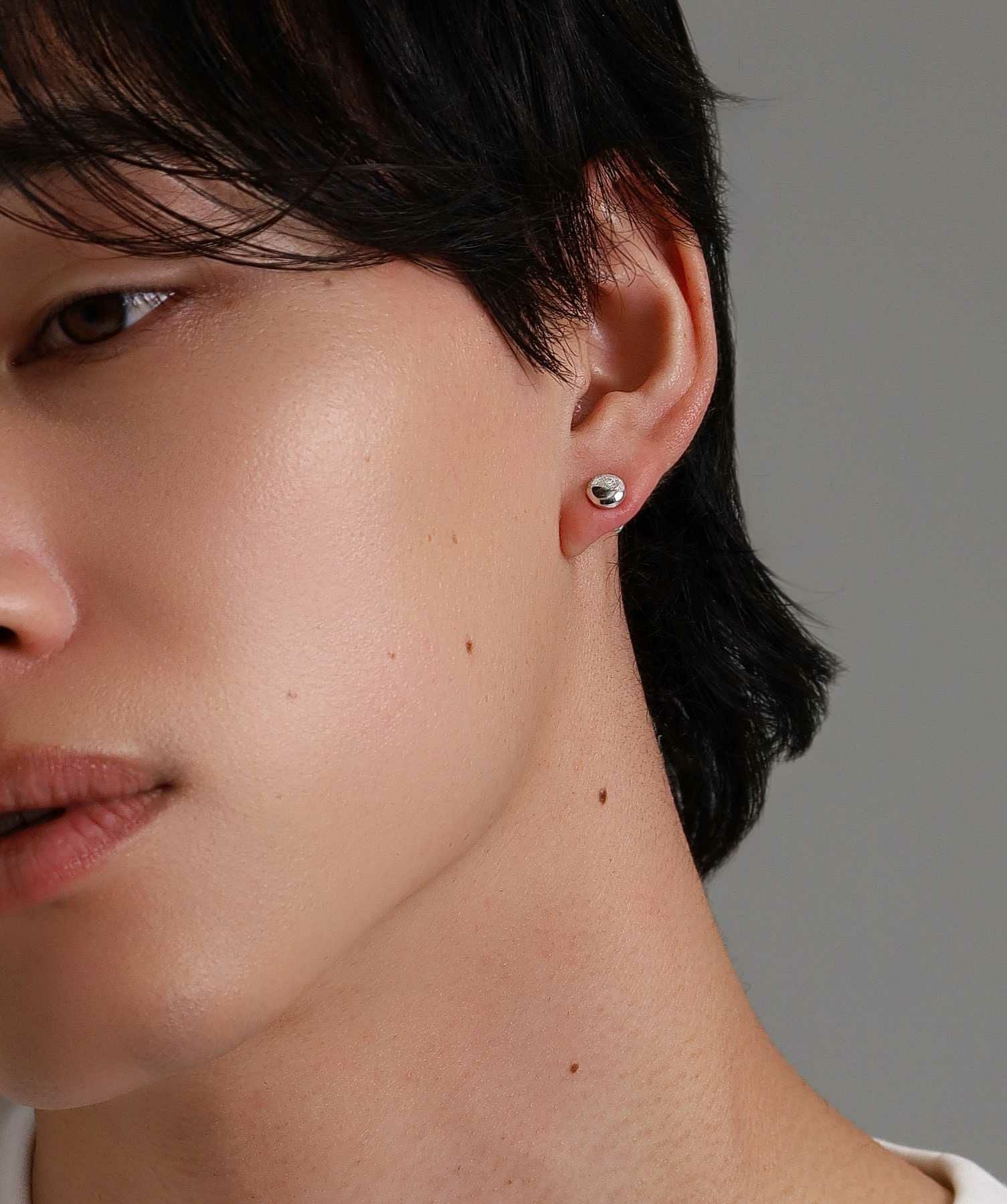 サンドスタッドピアス/シルバー925