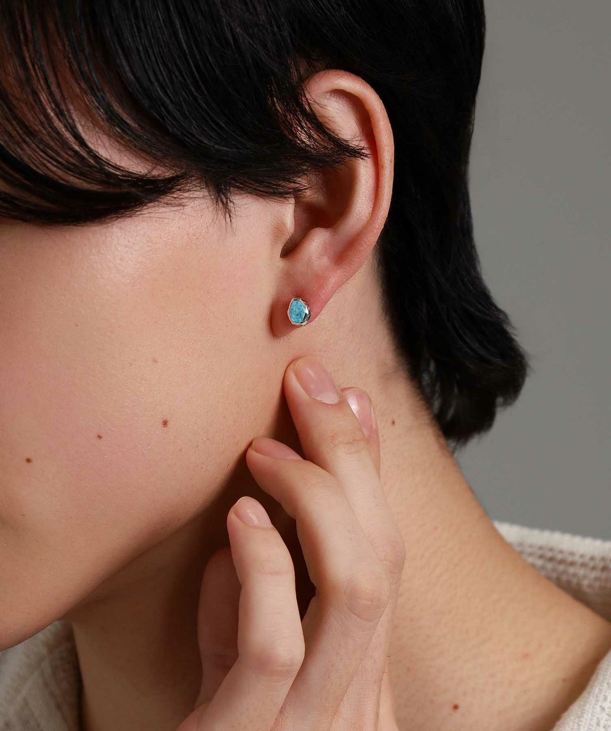 スリーピングビューティーターコイズ ピアス/シルバー925