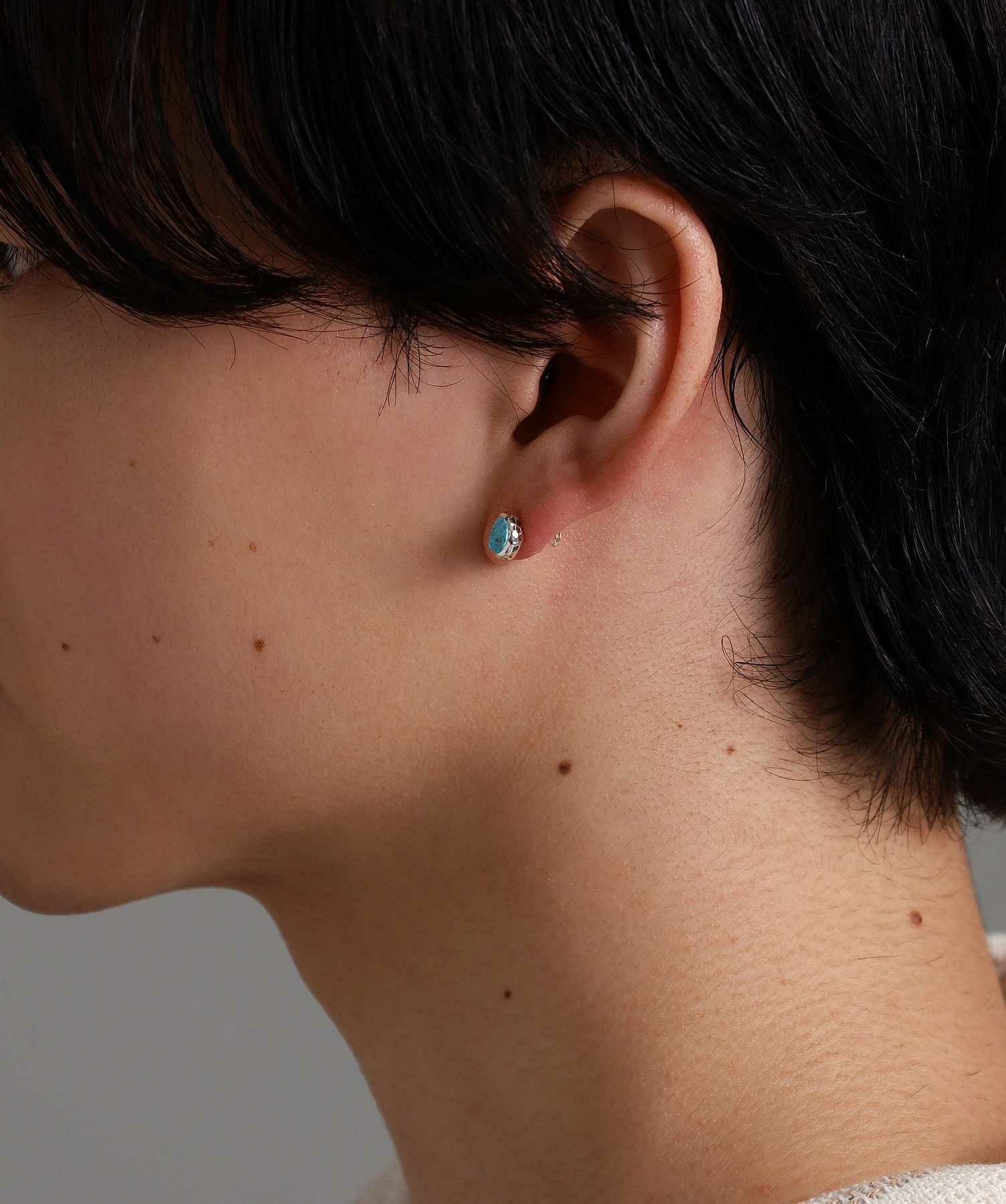 スリーピングビューティーターコイズ ピアス/シルバー925