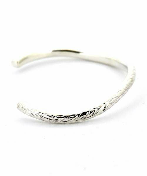 プルメリア スモールウェーブバングル/シルバー925