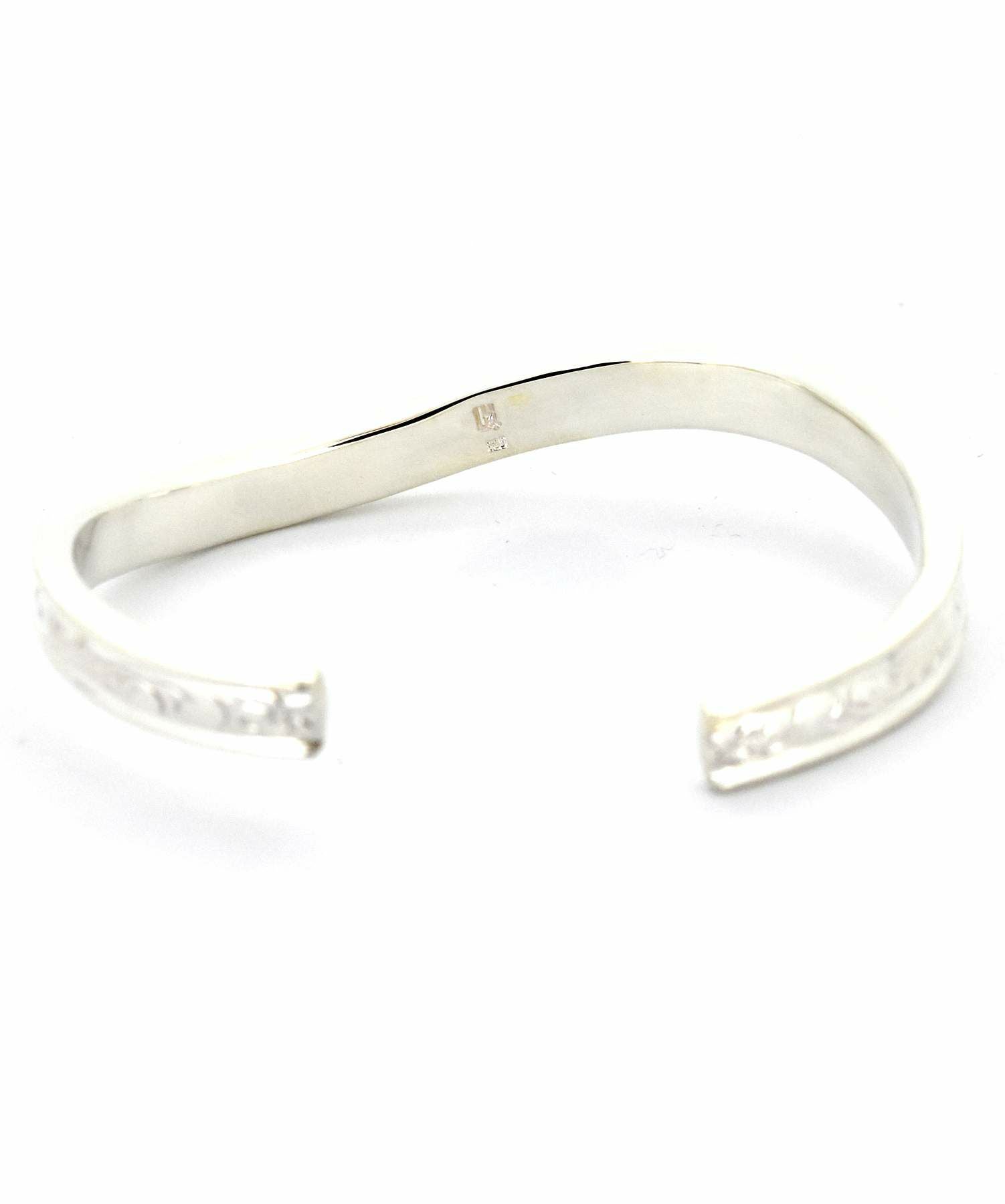 HAWAIIAN”プルメリアミディアムウェーブバングル/シルバー925 | LION