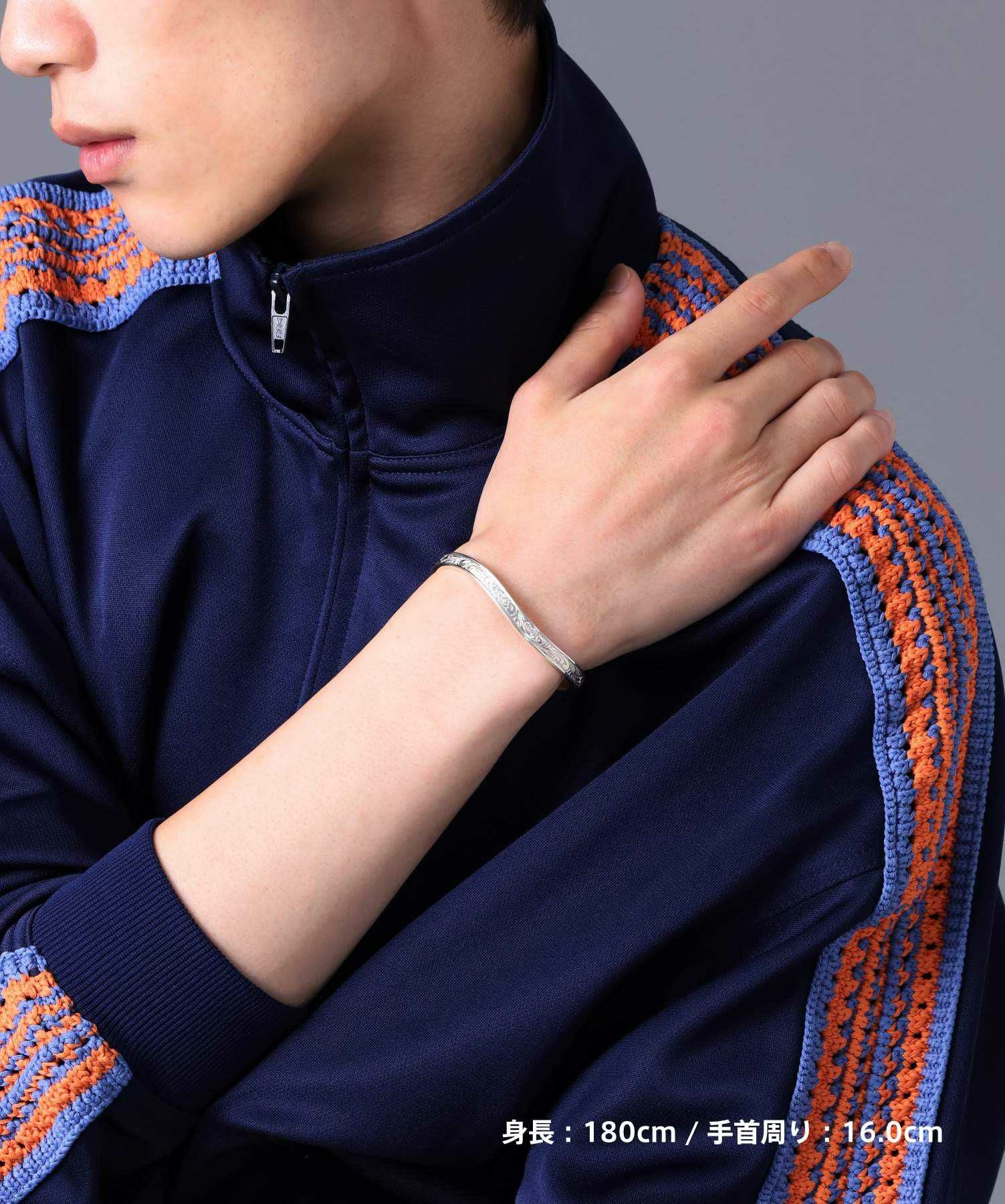 HAWAIIAN”プルメリアミディアムウェーブバングル/シルバー925 | LION