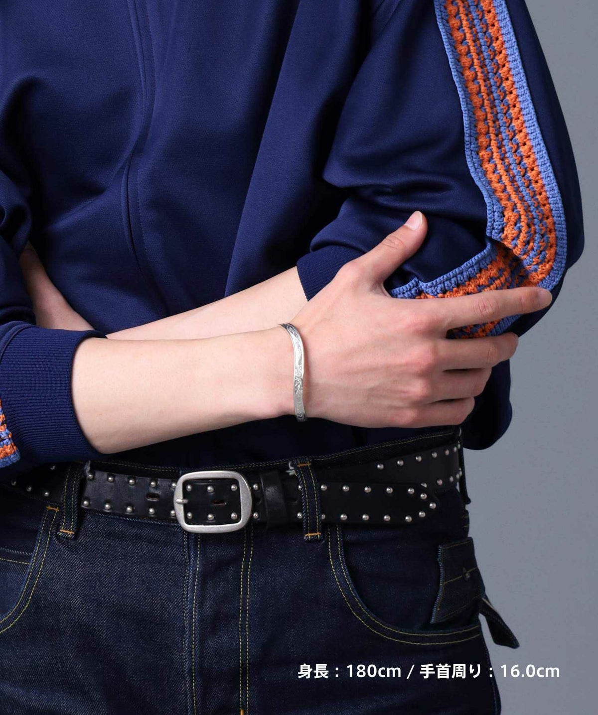 プルメリア ラージウェーブバングル/シルバー925