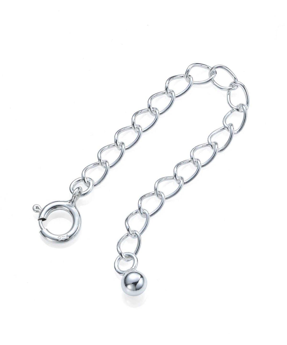 延長チェーンパーツ/シルバー925（シルバー・ブラック）