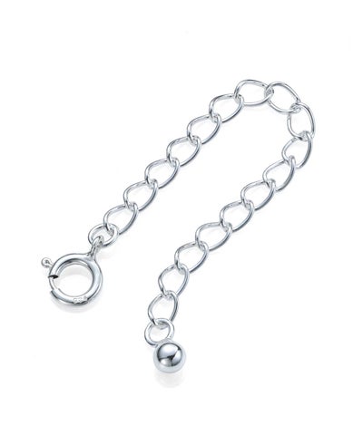 延長チェーンパーツ/シルバー925（シルバー・ブラック）