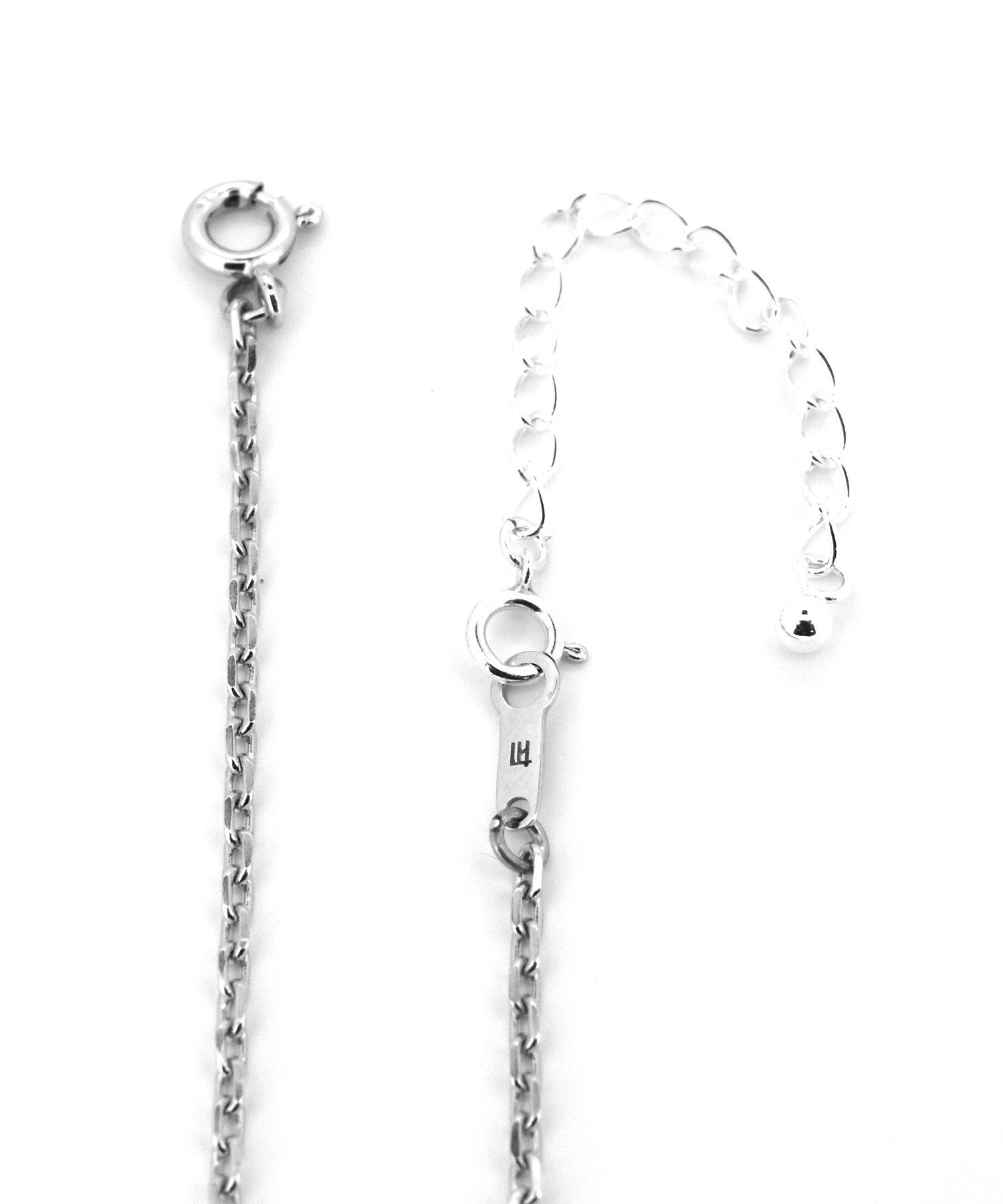 延長チェーンパーツ/シルバー925（シルバー・ブラック）