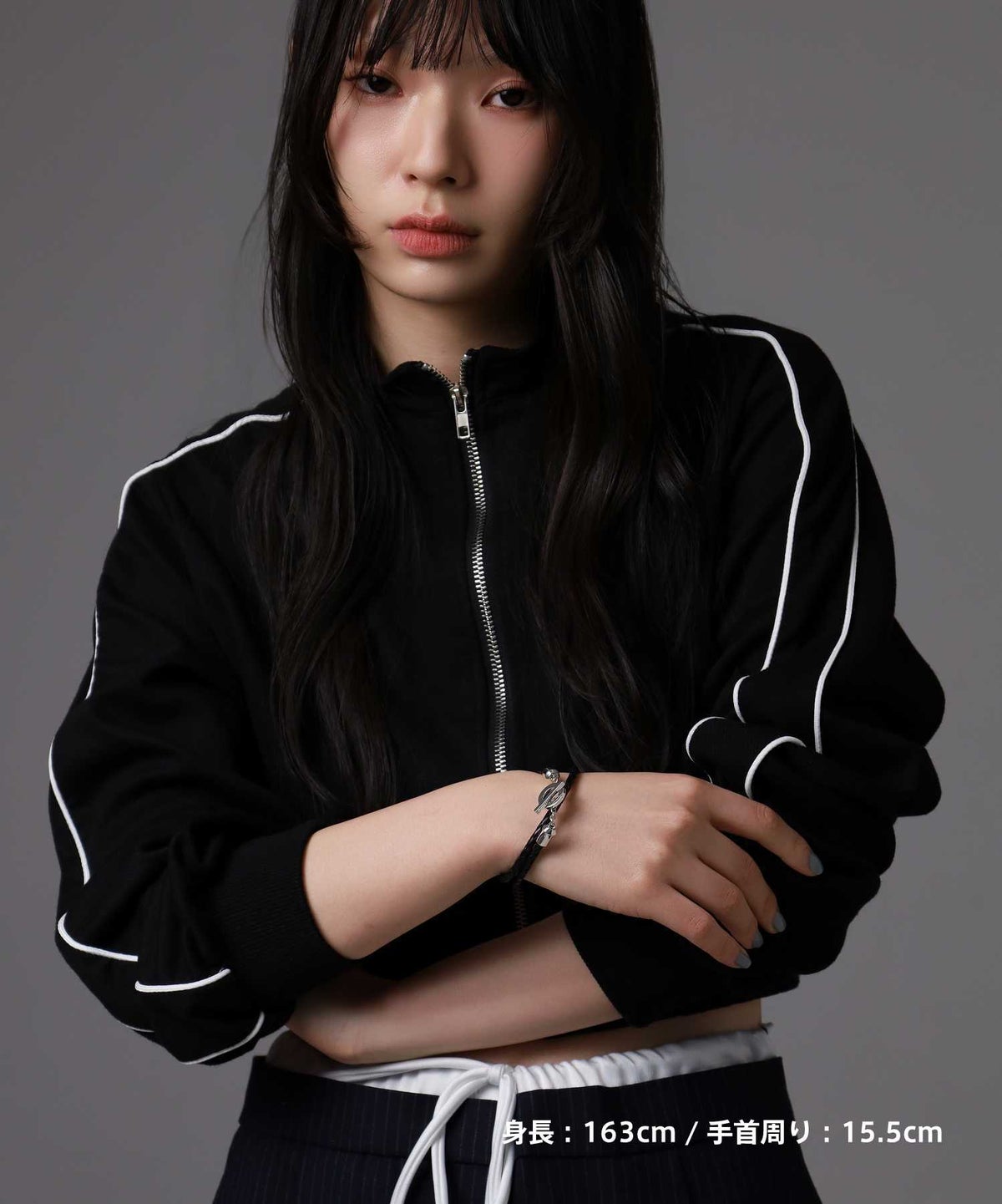 槌目ブレスレット/レザーコード/シルバー925