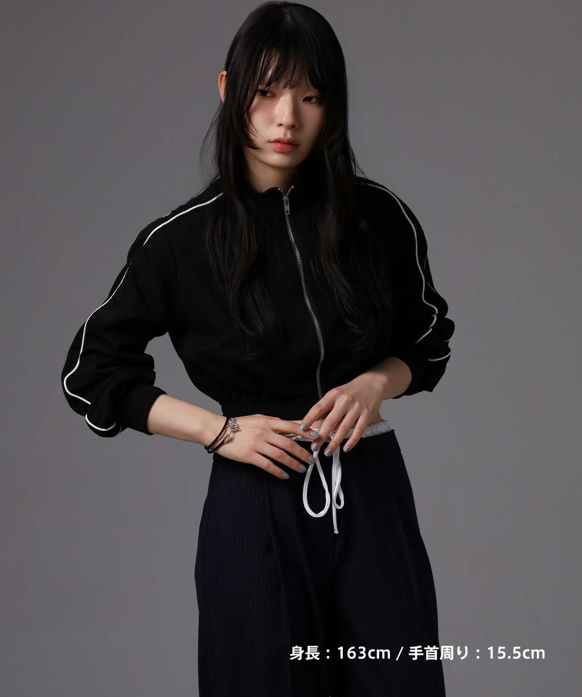 槌目ブレスレット/レザーコード/シルバー925