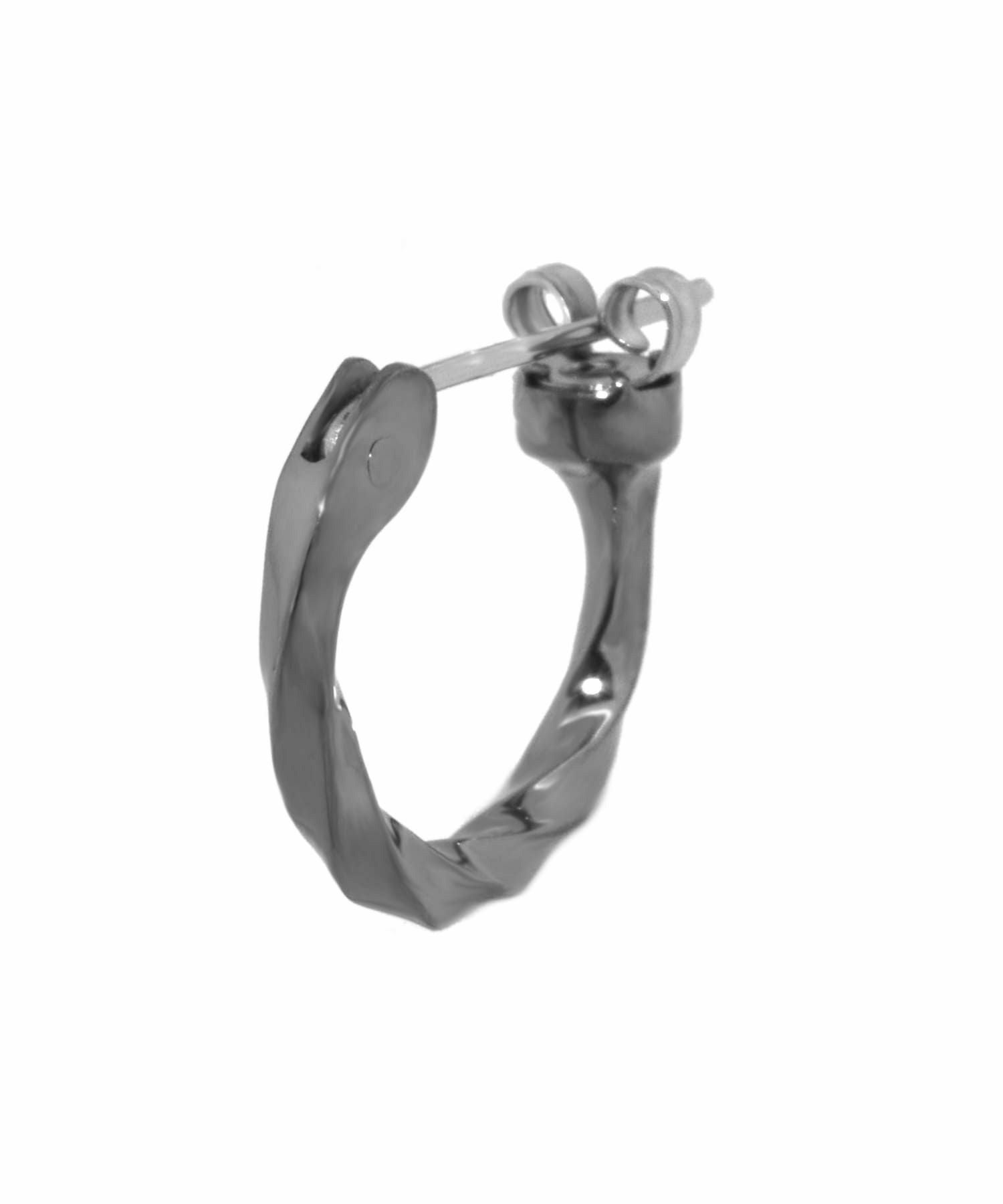 18mm 両身　ピアス　シルバー925 ツイストピアス　BWL クロム for Gift”クロッシングピアス（ツイスト）/シルバー925 | LION HEART