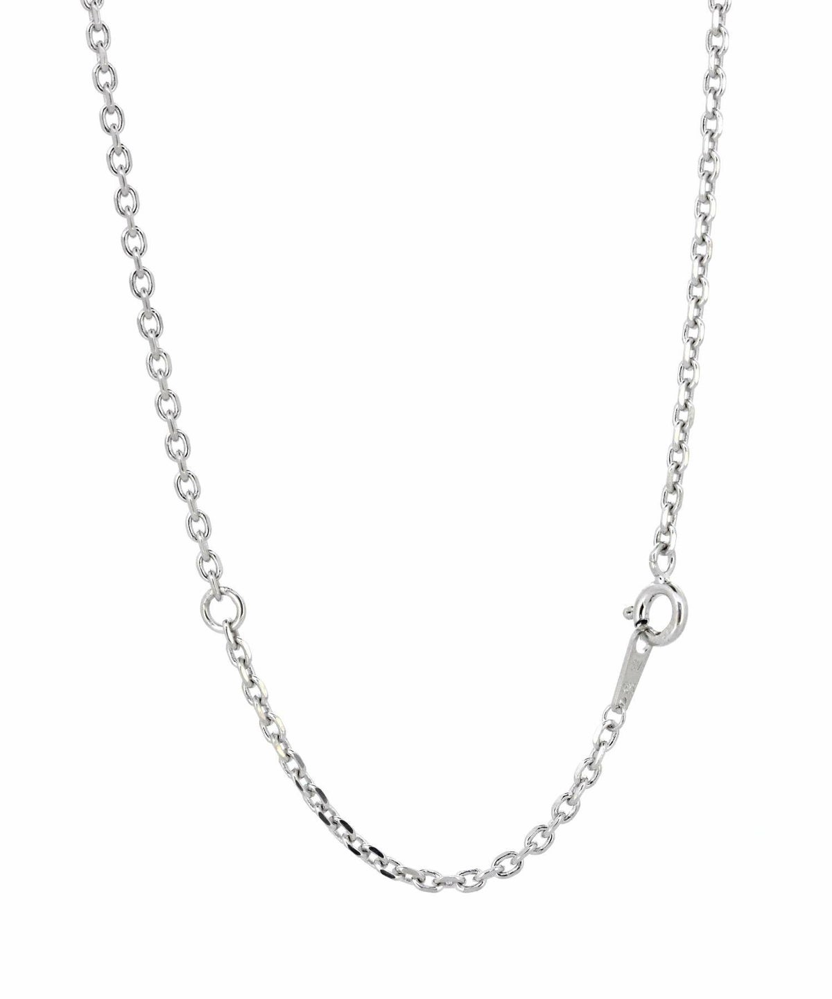 ツイストテックプレートネックレス/シルバー925（シルバー・ブラック）