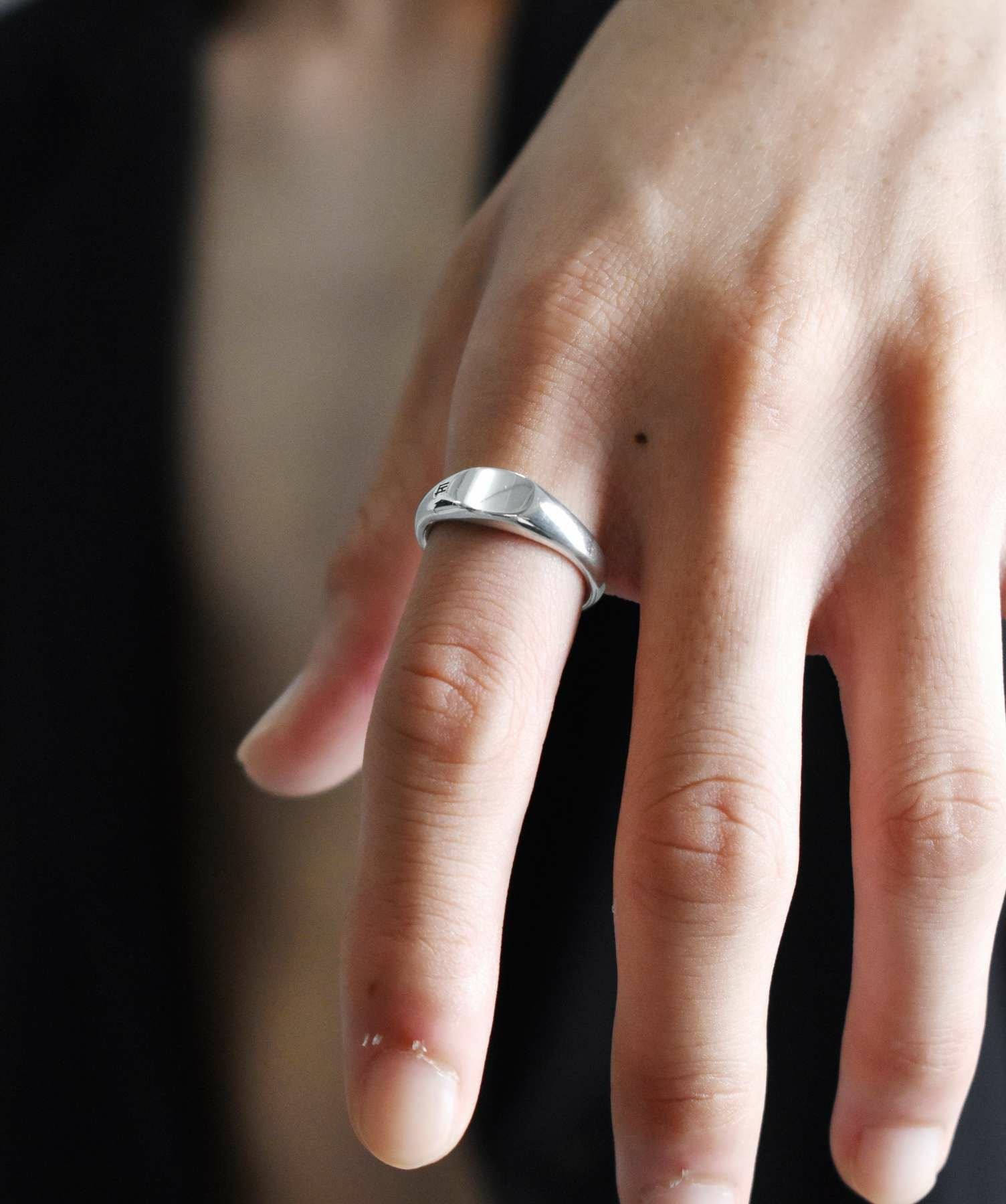 for Gift”オブロングコンフォートリング/シルバー925 | LION HEART