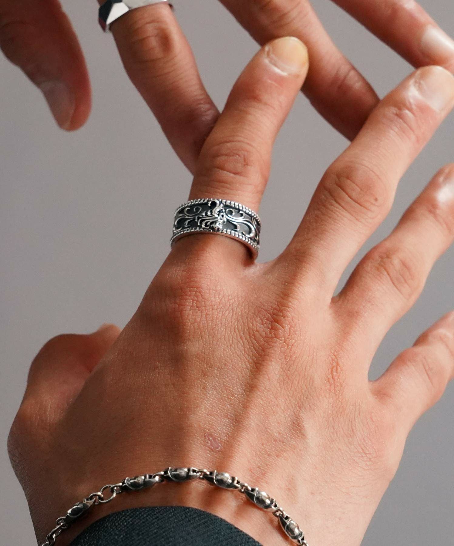 ファットタテガミハウルリング/シルバー925