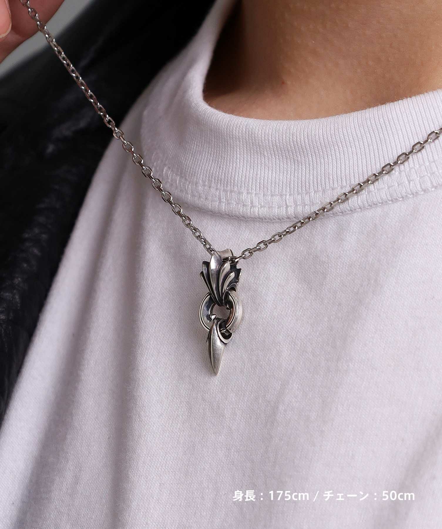 ミディアムファングドネックレス/シルバー925