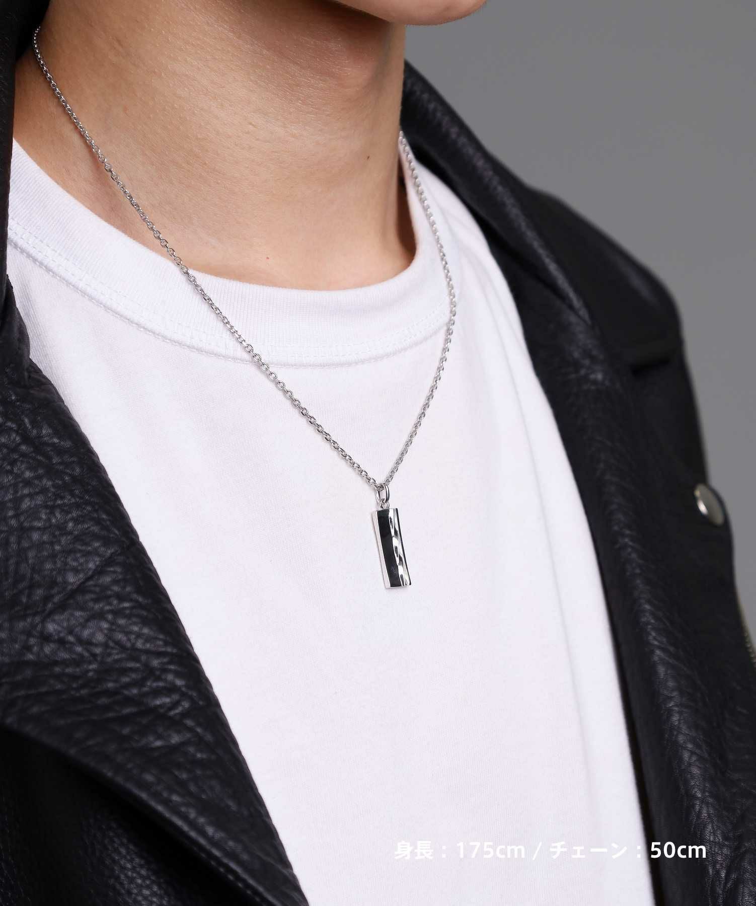 for Gift”スピニンググロウネックレス（ロジウムメッキ仕上げ