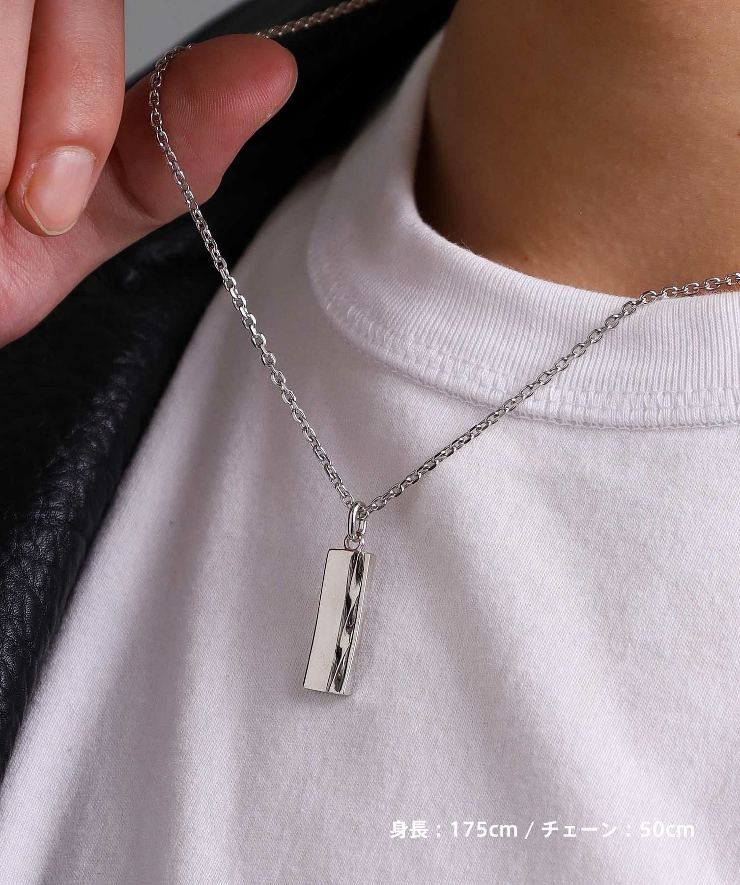 for Gift”スピニンググロウネックレス（ロジウムメッキ仕上げ