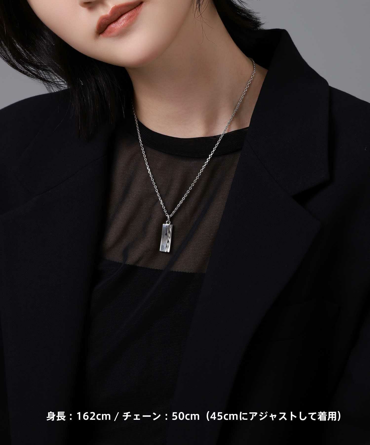 for Gift”スピニンググロウネックレス（ロジウムメッキ仕上げ