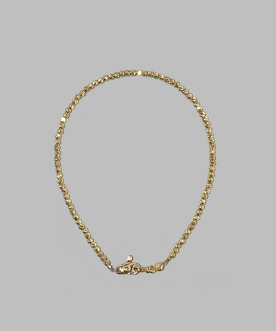 ハニーカットボールブレスレットYG/K10ゴールド