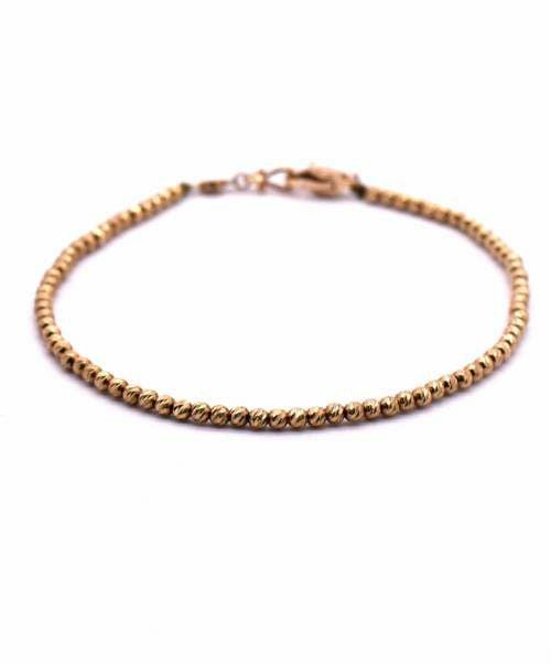 ハニーカットボールブレスレットYG/K10ゴールド | LION HEART STORE