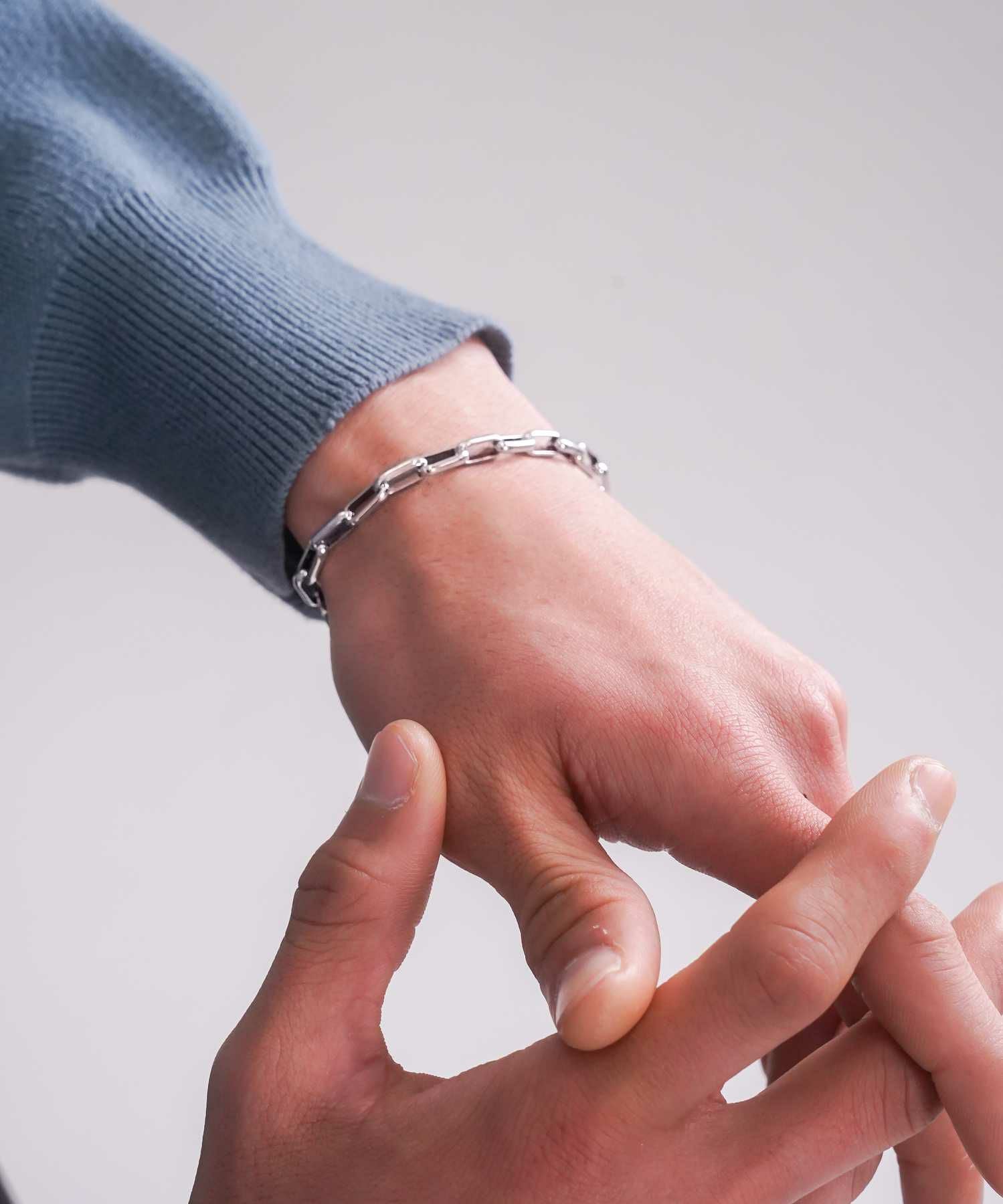 シルバーチェーンブレスレット/シルバー925 | LION HEART STORE