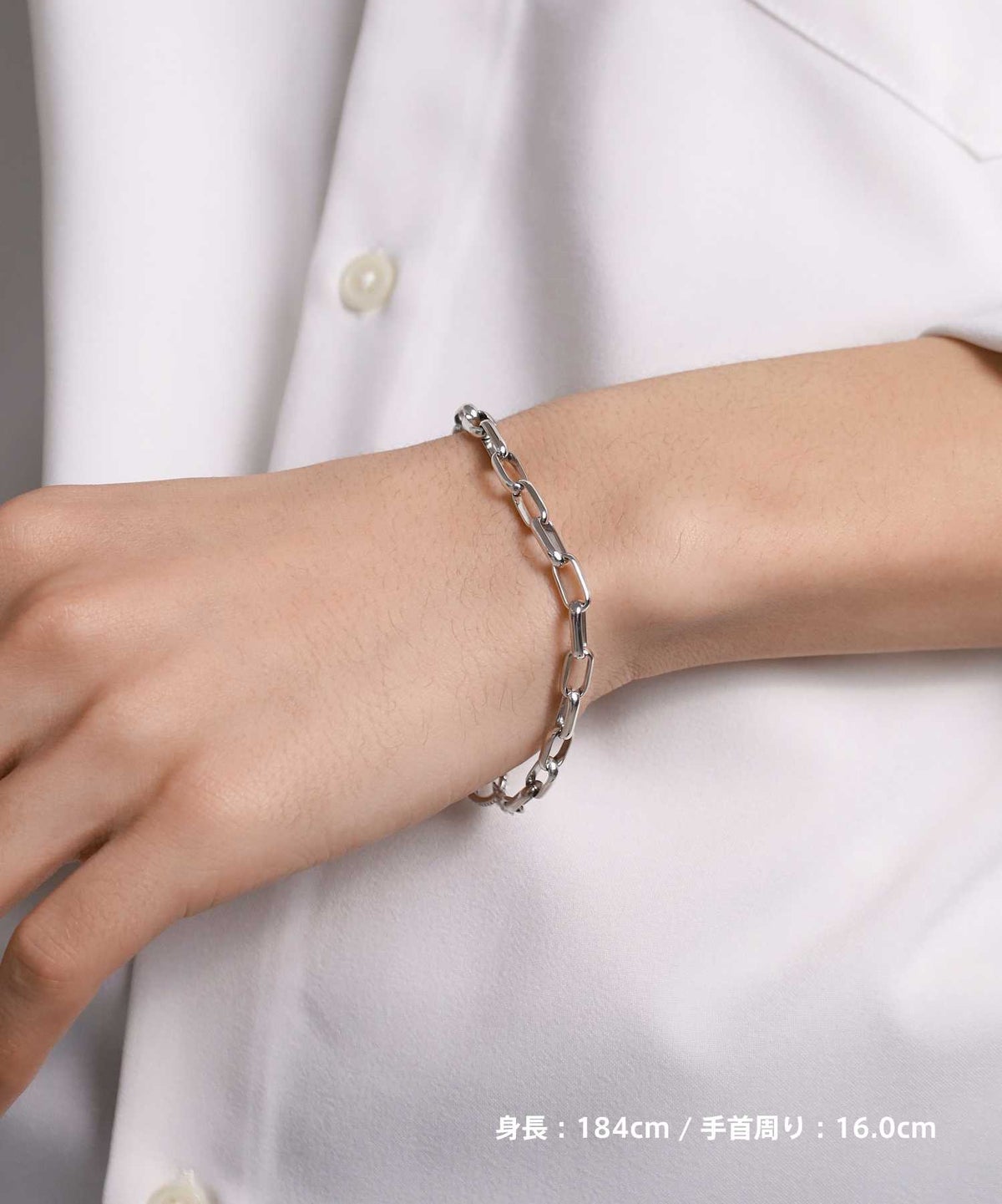 シルバーチェーンブレスレット/シルバー925