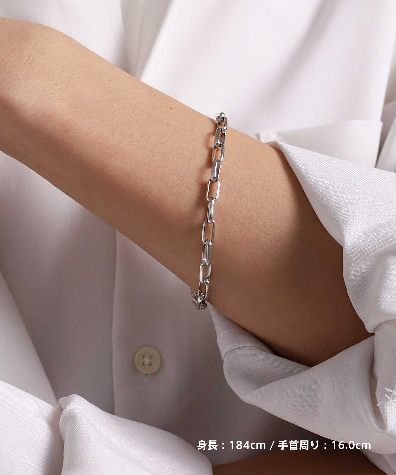 シルバーチェーンブレスレット/シルバー925 | LION HEART STORE