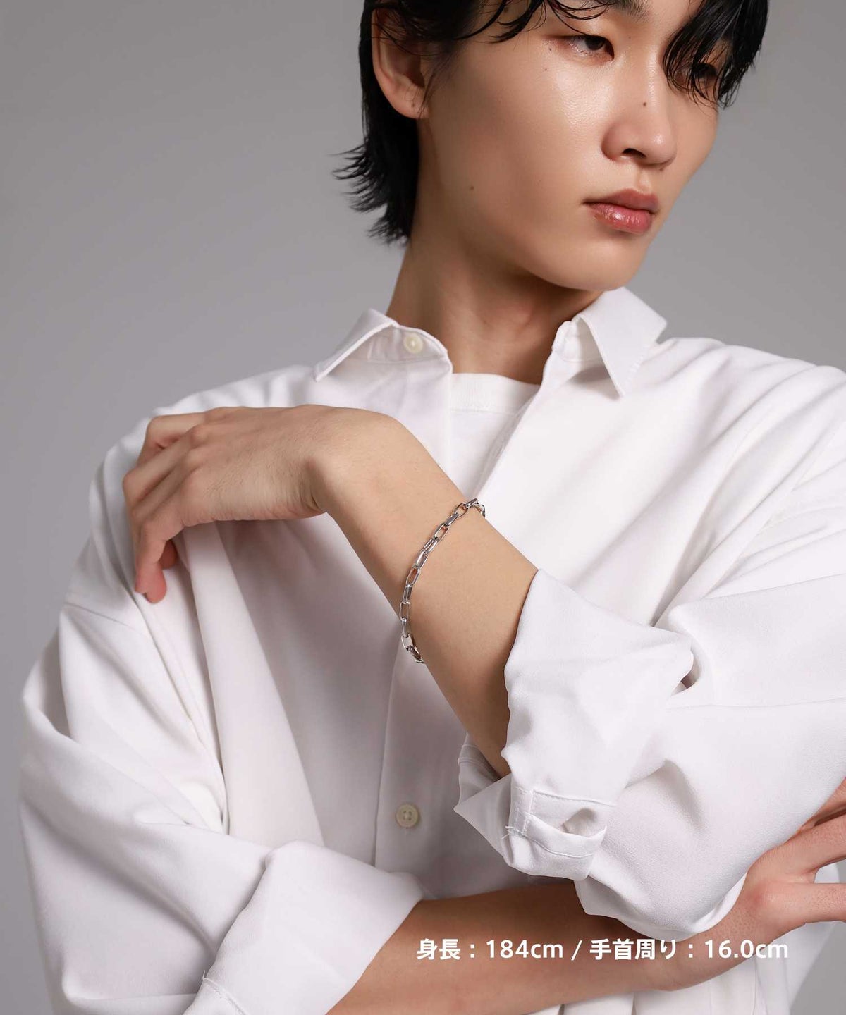 シルバーチェーンブレスレット/シルバー925