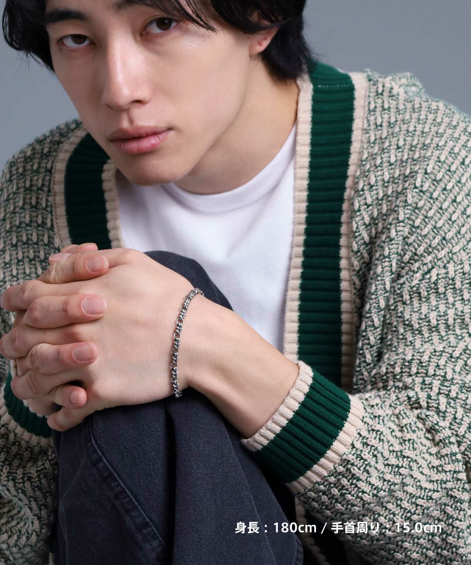 HOWL”タテガミロールブレスレット/シルバー925 | LION HEART STORE