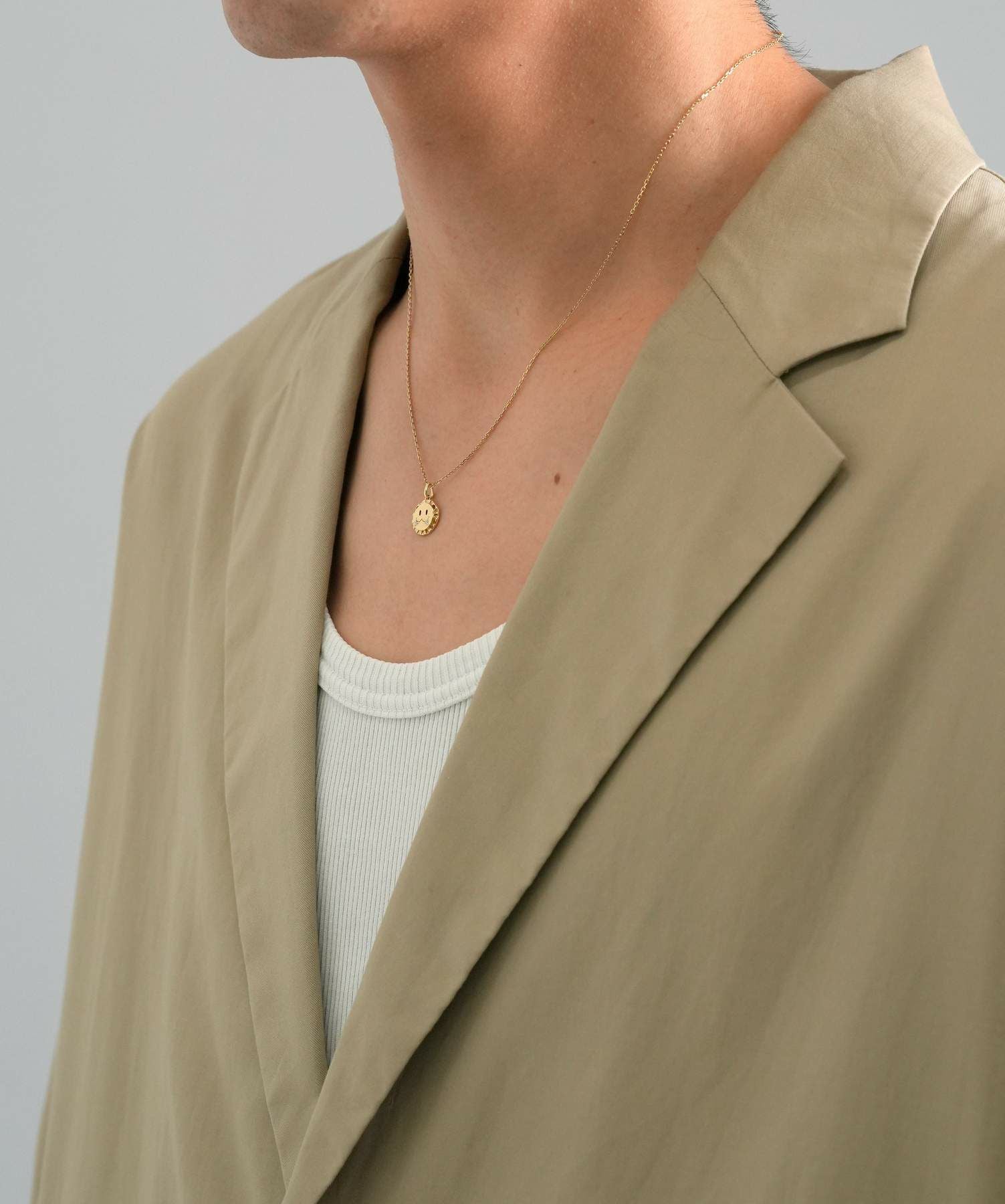 レオプチネックレス/K10ゴールド（イエローゴールド・ホワイトゴールド）