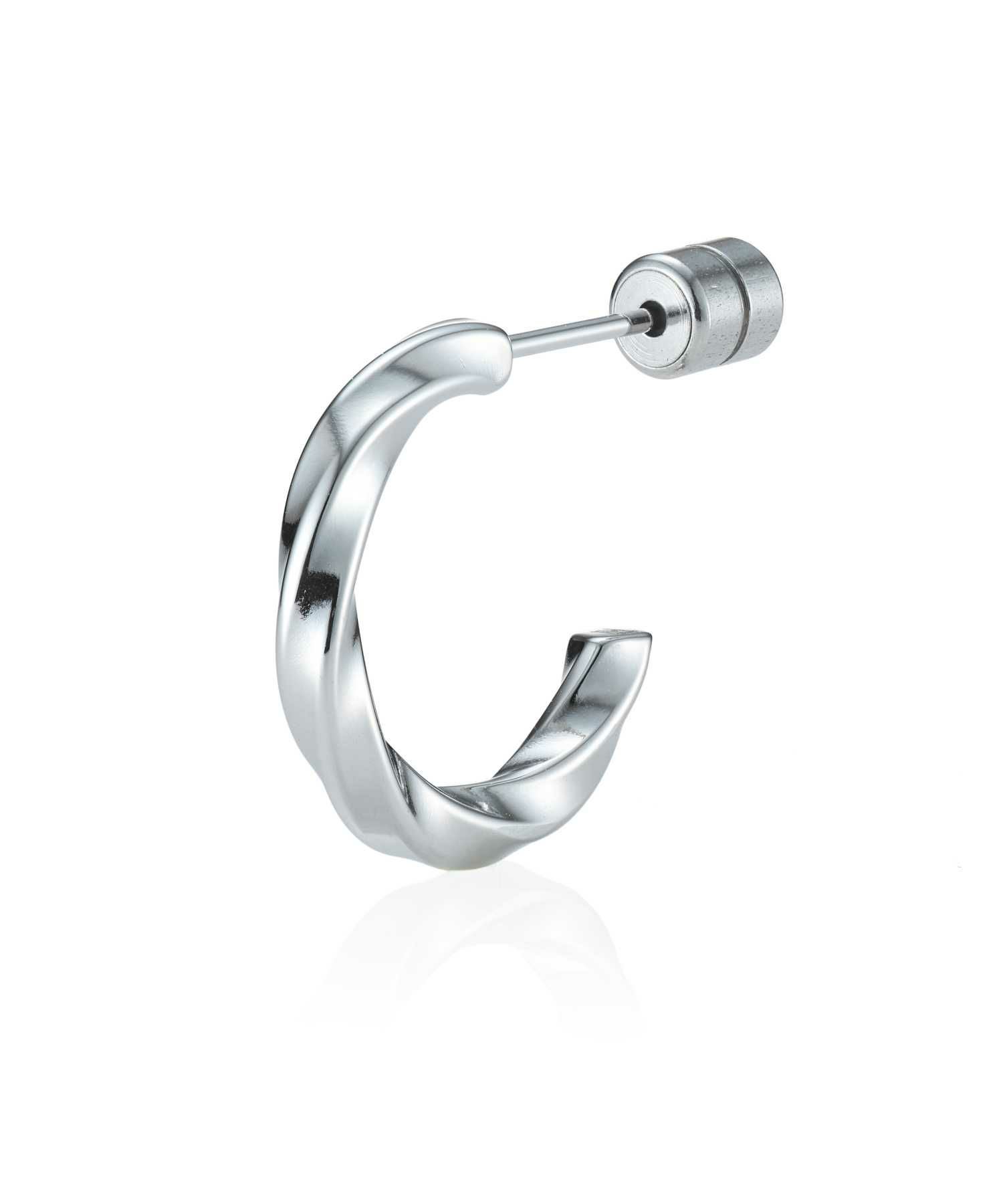 限定展開】“LH-1”G型ピアス（ツイスト/シルバー）/サージカル