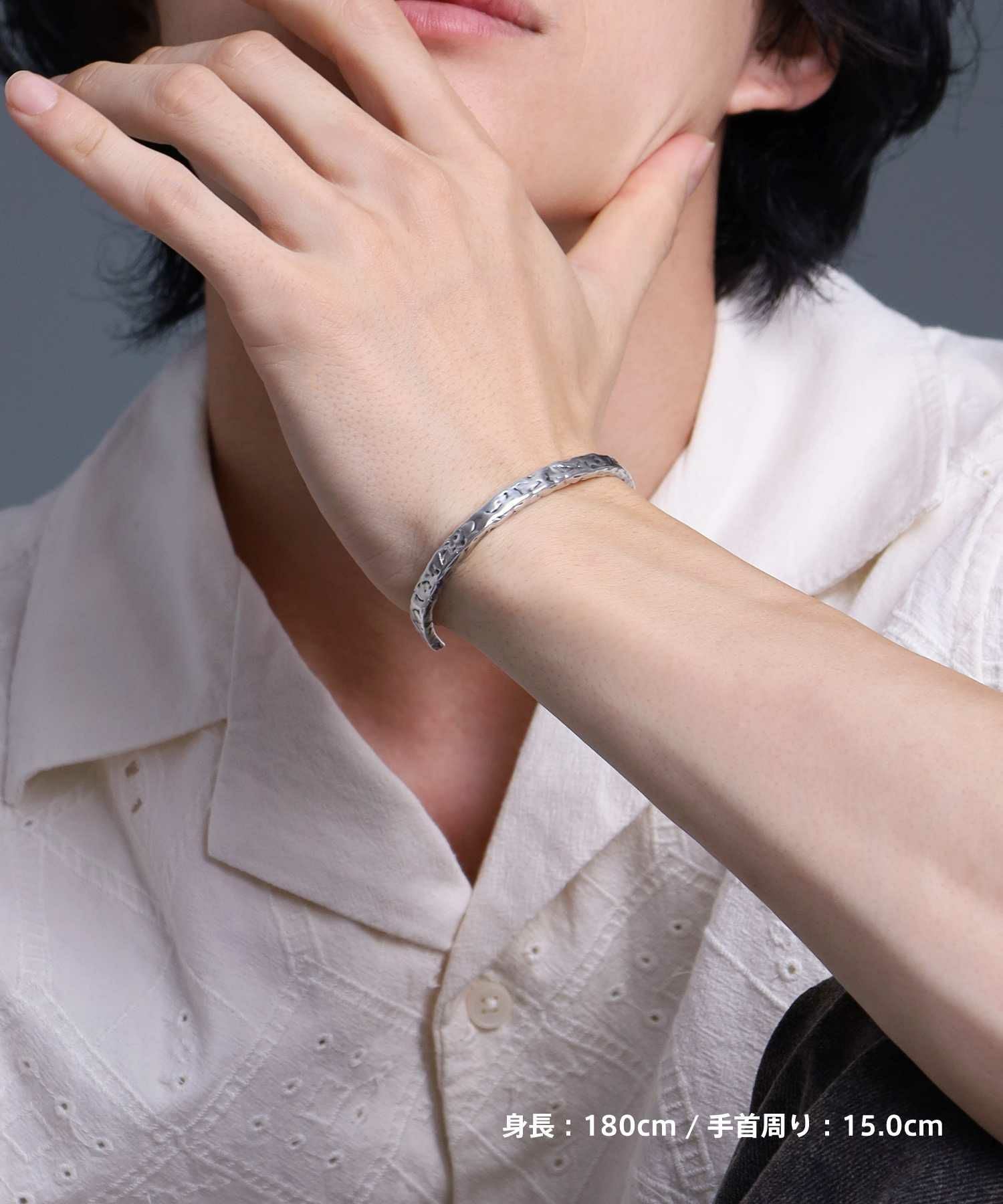 BASIC”フラットコアバングル/シルバー925 | LION HEART STORE