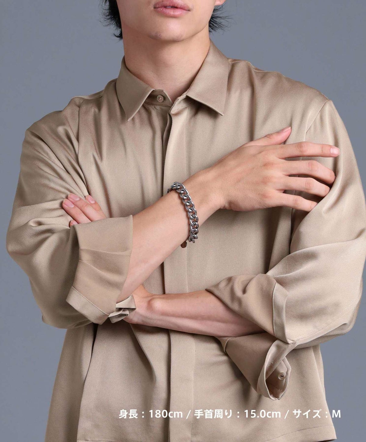 【WEB限定】ヴァリアスチェーンブレスレット/グラム/サージカルステンレス